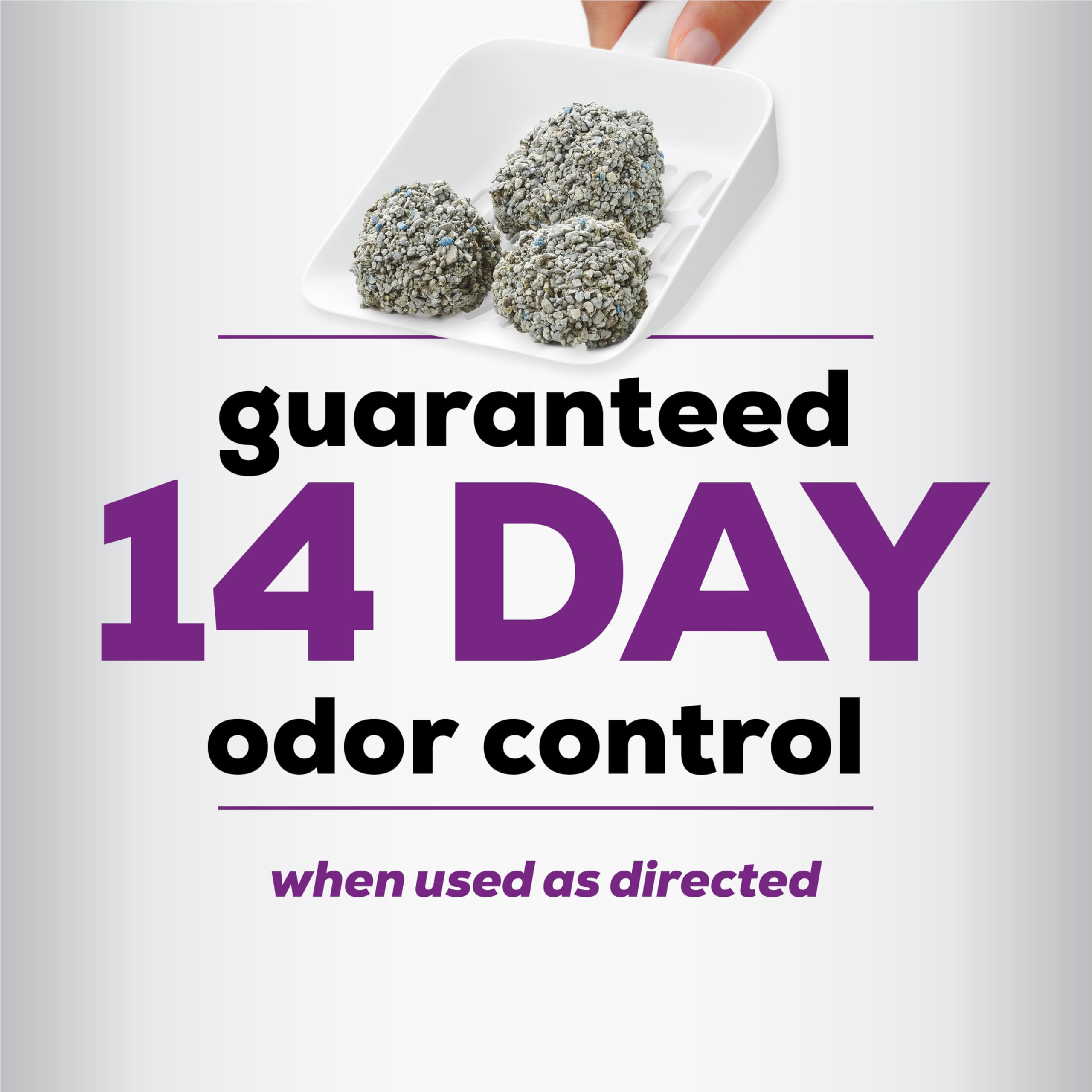 Tidy Cats Performance Plus Low Tracking Unscented Clumping Cat Litter, 22 lb Box, Clay Material