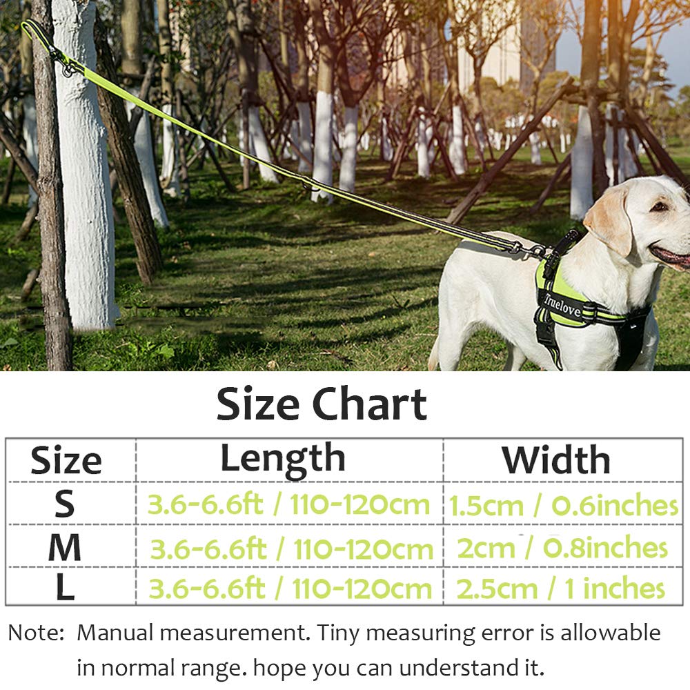 Creation Core Multi-fuctional Reflective Dog Leash with Snap Hook Adjustable Hands Free Walking Training Running Leash, Pink L