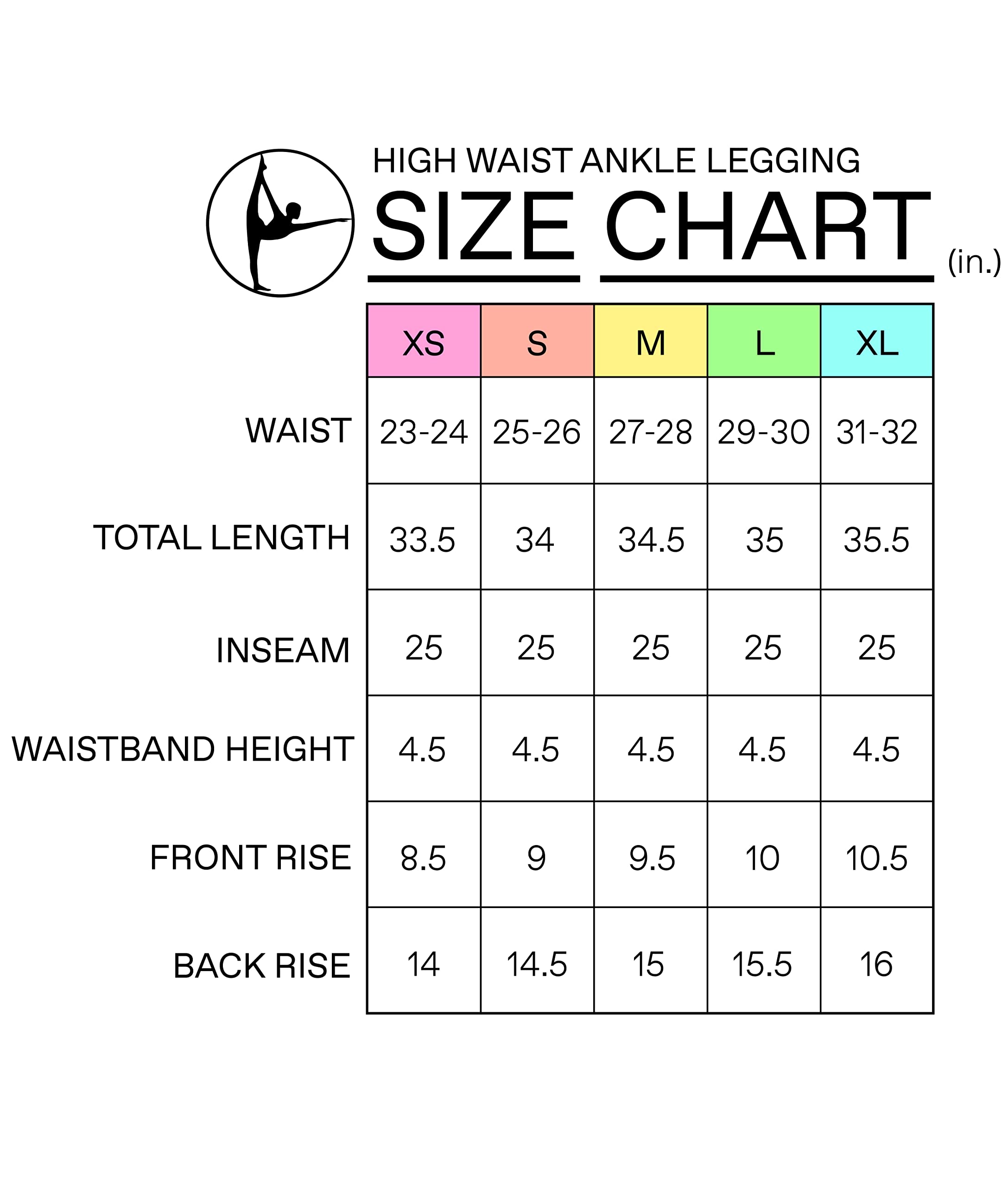 90 Degree By Reflex High Waist Squat Proof Ankle Length Interlink Leggings - Black - XL