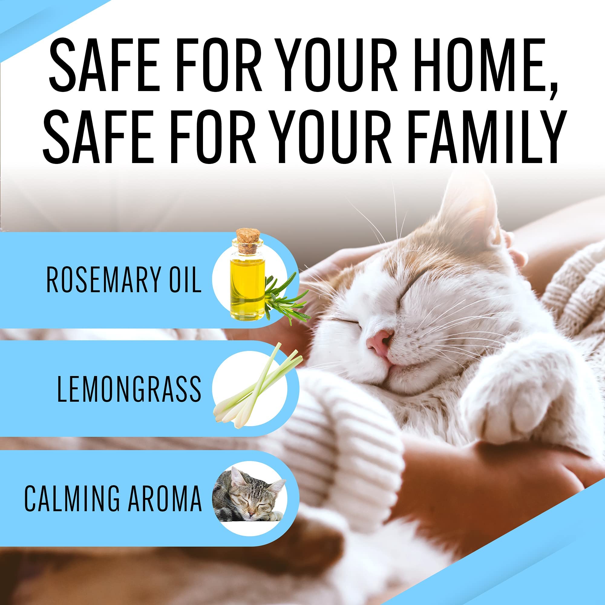 EBPP Stop The Scratch Cat Spray Deterrent for Kittens and Cats - Non-Toxic, Safe for Plants, Furniture, Floors and More Cat Dete