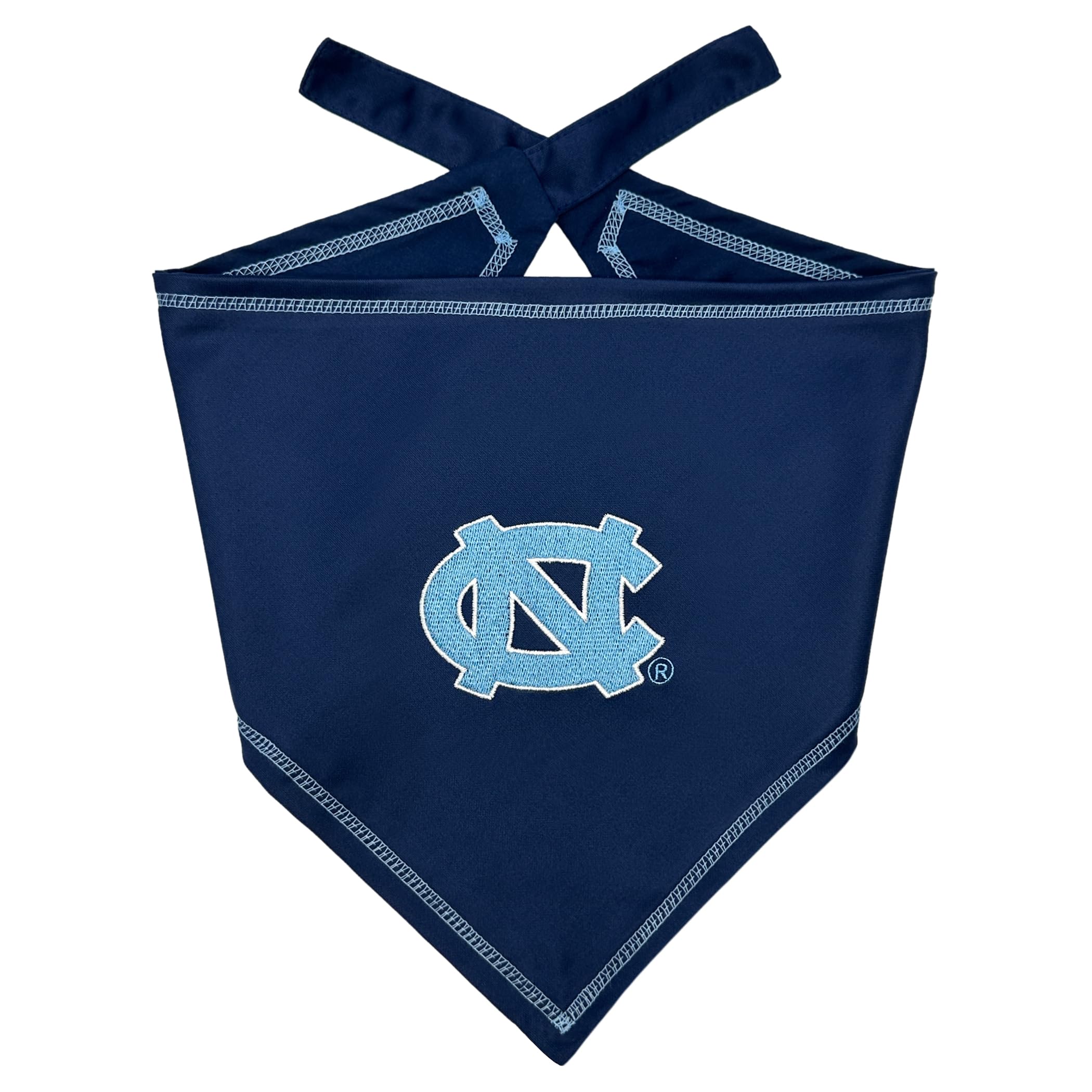 Pets First Ncaa North Carolina Tar Heels Tie Bandana, Size Small/Medium. Dog Bandana Scarf Bib For Pet Cat Dog. The Ultimate Gam