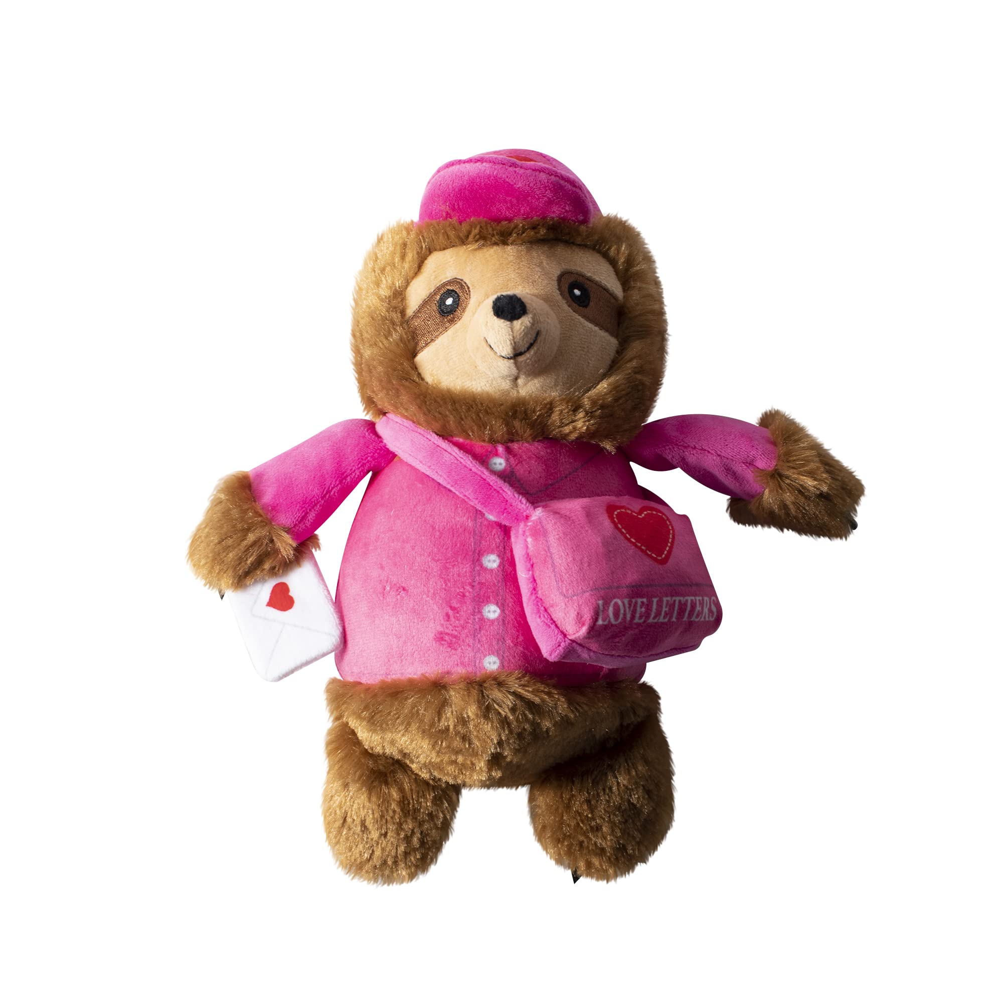 Fringe Studio Plush Dog Toy, Love On Delivery, Petshop Collection (314105)