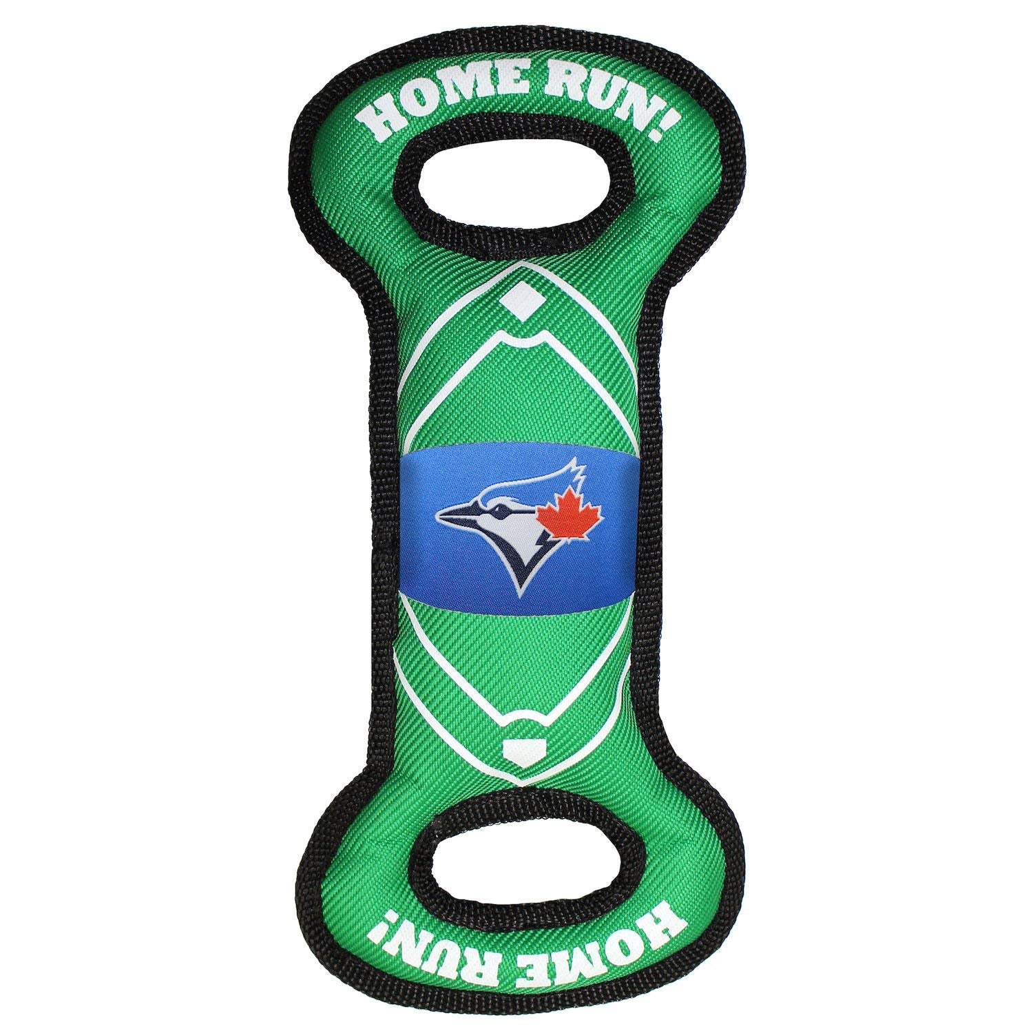 Pets First Mlb Toronto Blue Jays Field Toy, Baseball Field Dog Toy. Tough And Durable Pet Toy With Woven Team Logo, Double Rim S