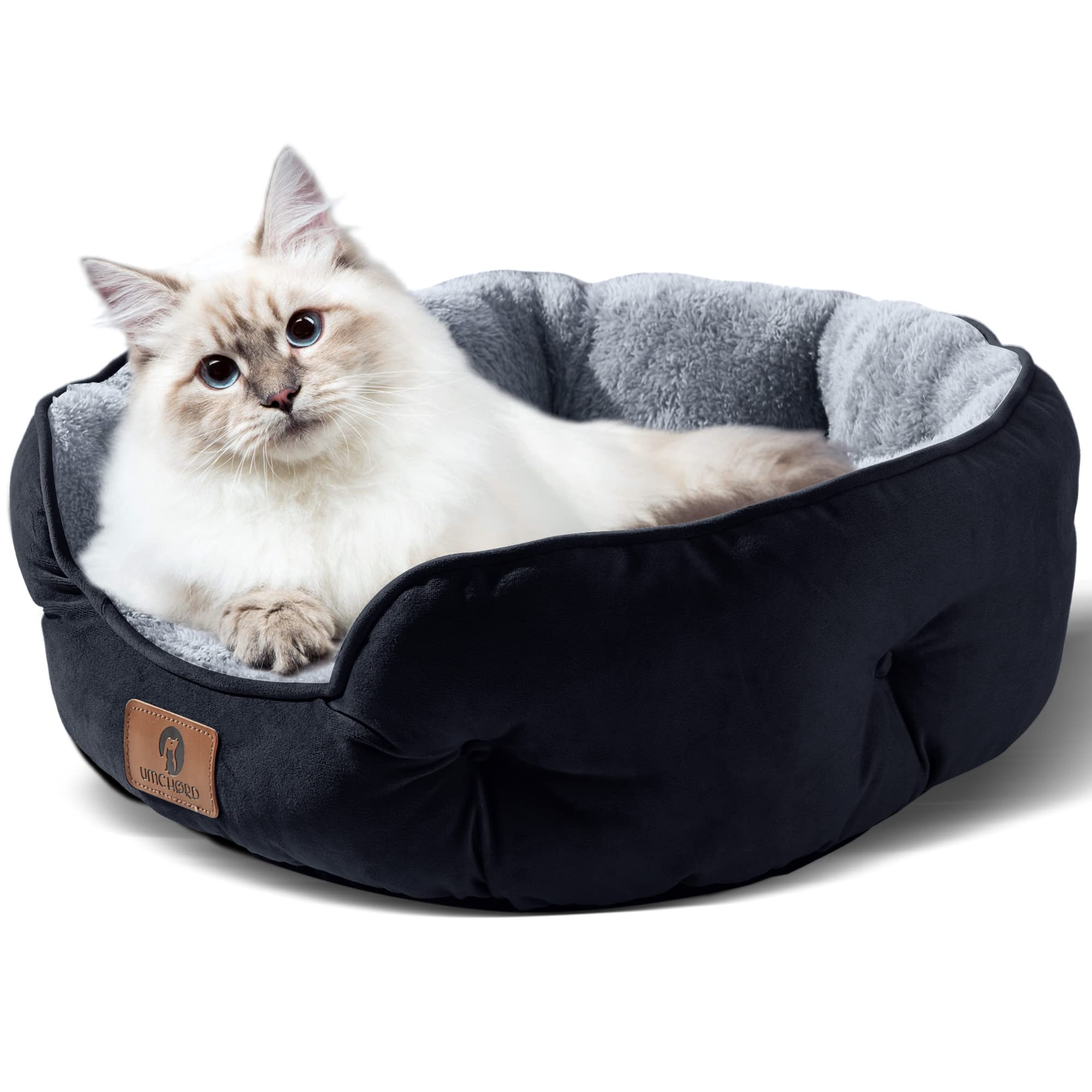Asvin Small Dog Bed For Small Dogs, Cat Beds For Indoor Cats, Pet Bed For Puppy And Kitty, Extra Soft & Machine Washable With An