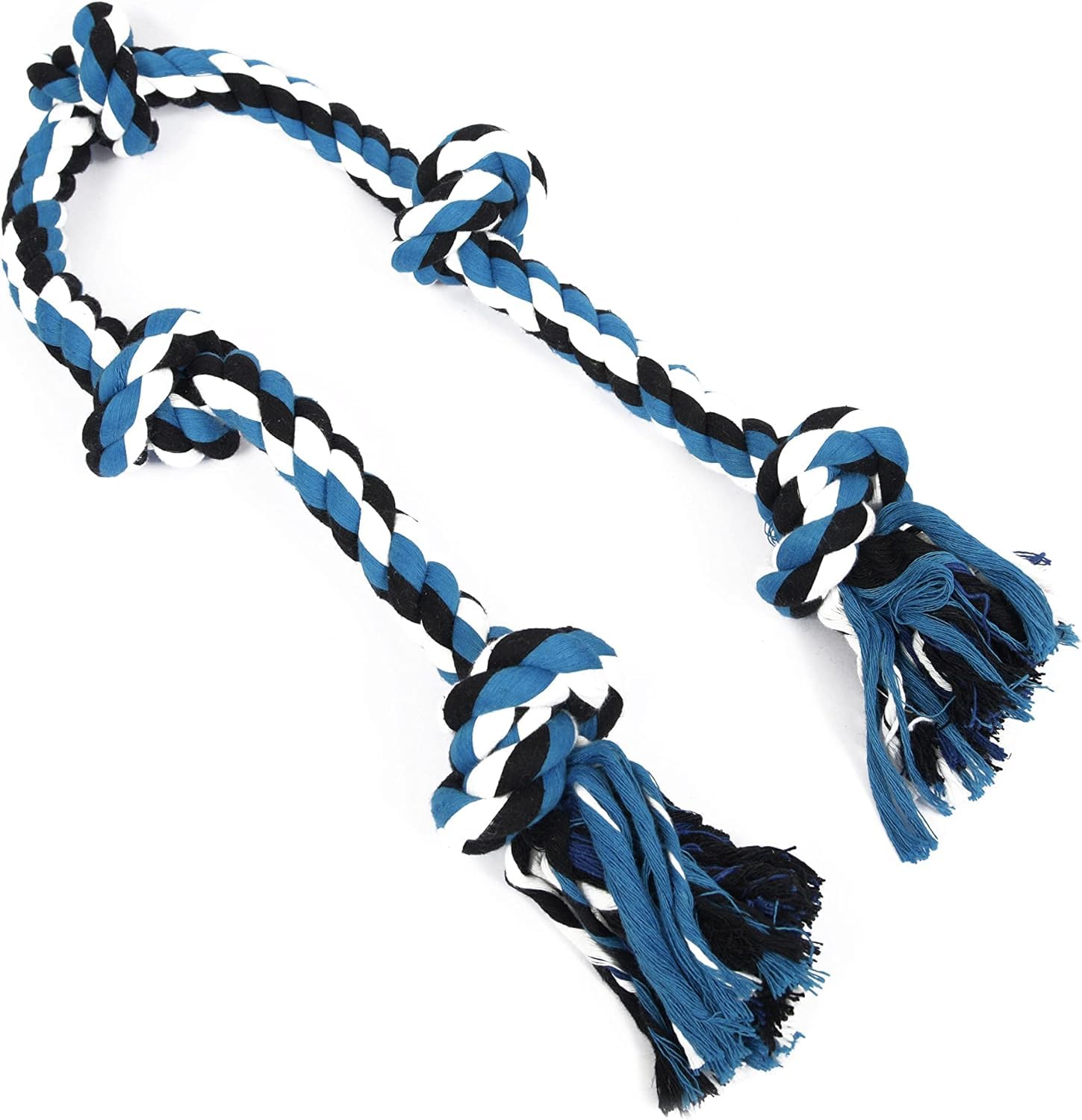 Father Of Doggos Cotton Dog Rope Toy For Aggressive Chewers | Tough Tug Of War Large Dog Toys With Knots Teething Training Toy F