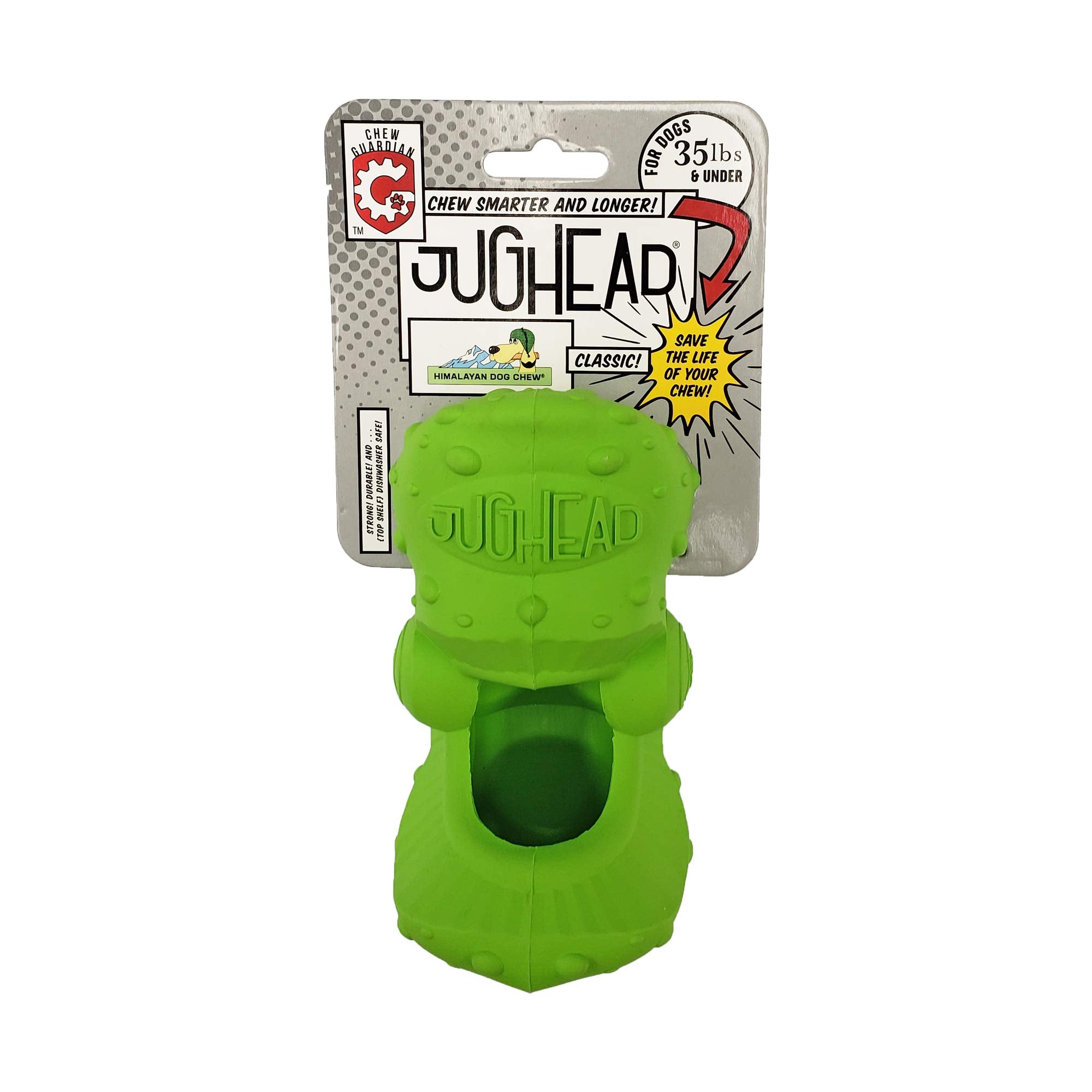 Himalayan Dog Chew Jughead Small Dog Chew Holder, Secures Chews For Dogs, Chew Smarter And Longer, Stimulate Your Dog, Holds Yak Chews, 1 Dog Toy