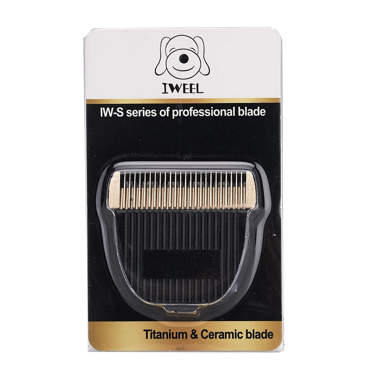 Iweel Replacement Titanium Blade With Moving Ceramic Blade For Iw2691A Cordless Dog Clippers, Cat Shaver And Low Noise Water Pro