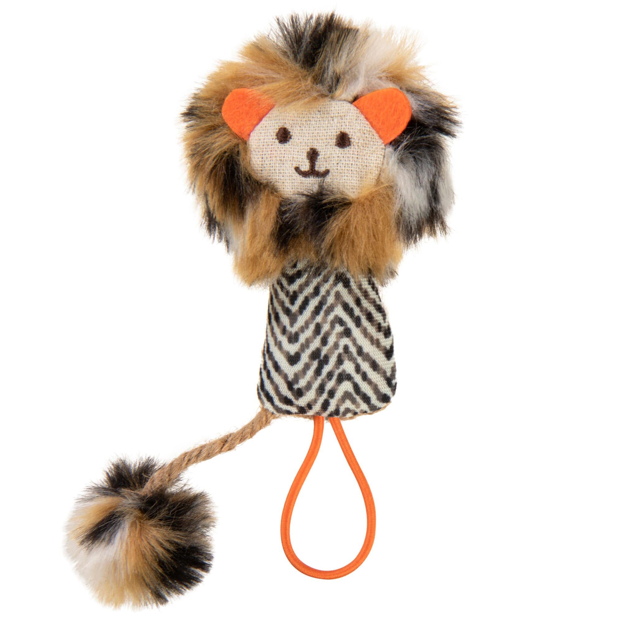 Smartykat Instincts Happynip Prideful Player Launcher Plush Interactive Cat Toy, Contains Catnip & Silvervine - Brown, One Size