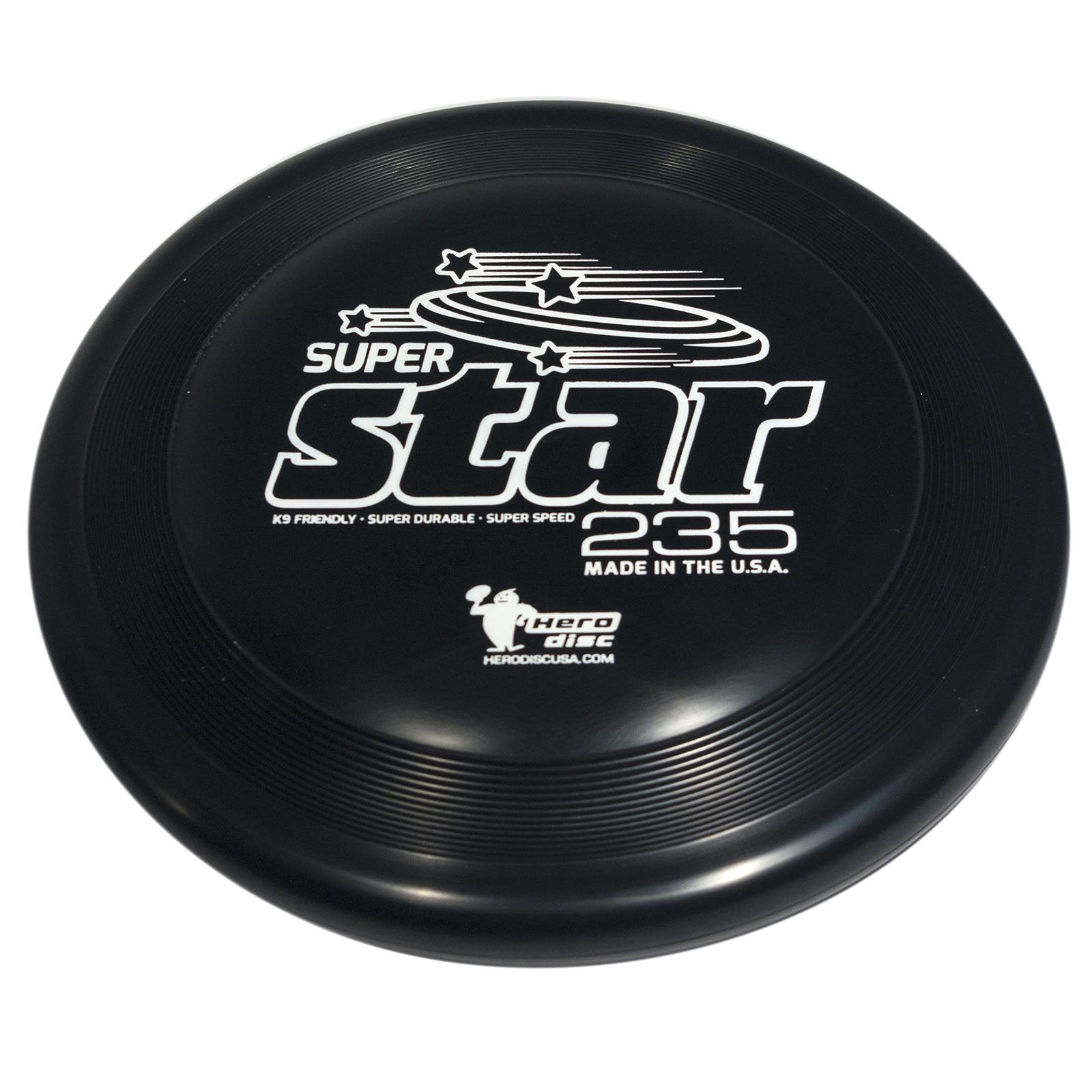 Hero Super Star Flying Dog Sport Disc - Black