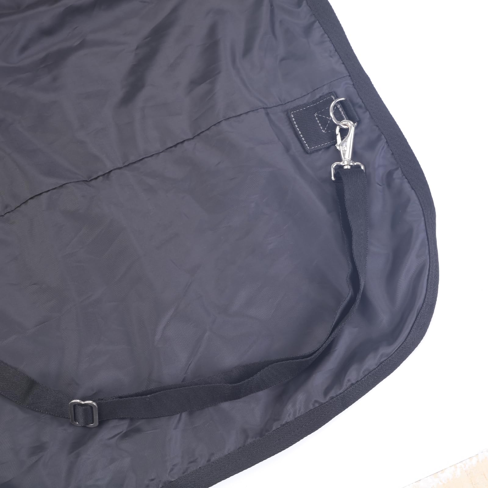 Gallopoff 1200 Denier Rip-Stop Turnout Rain Sheet Lightweight Waterproof Breathable Horse Blanket (No Fill) Blackgrey 72''