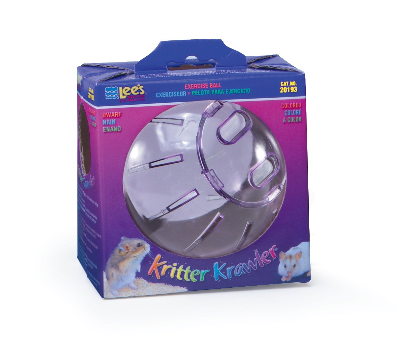 Lee'S Kritter Krawler Mini Exercise Ball, 5-Inch, Colored