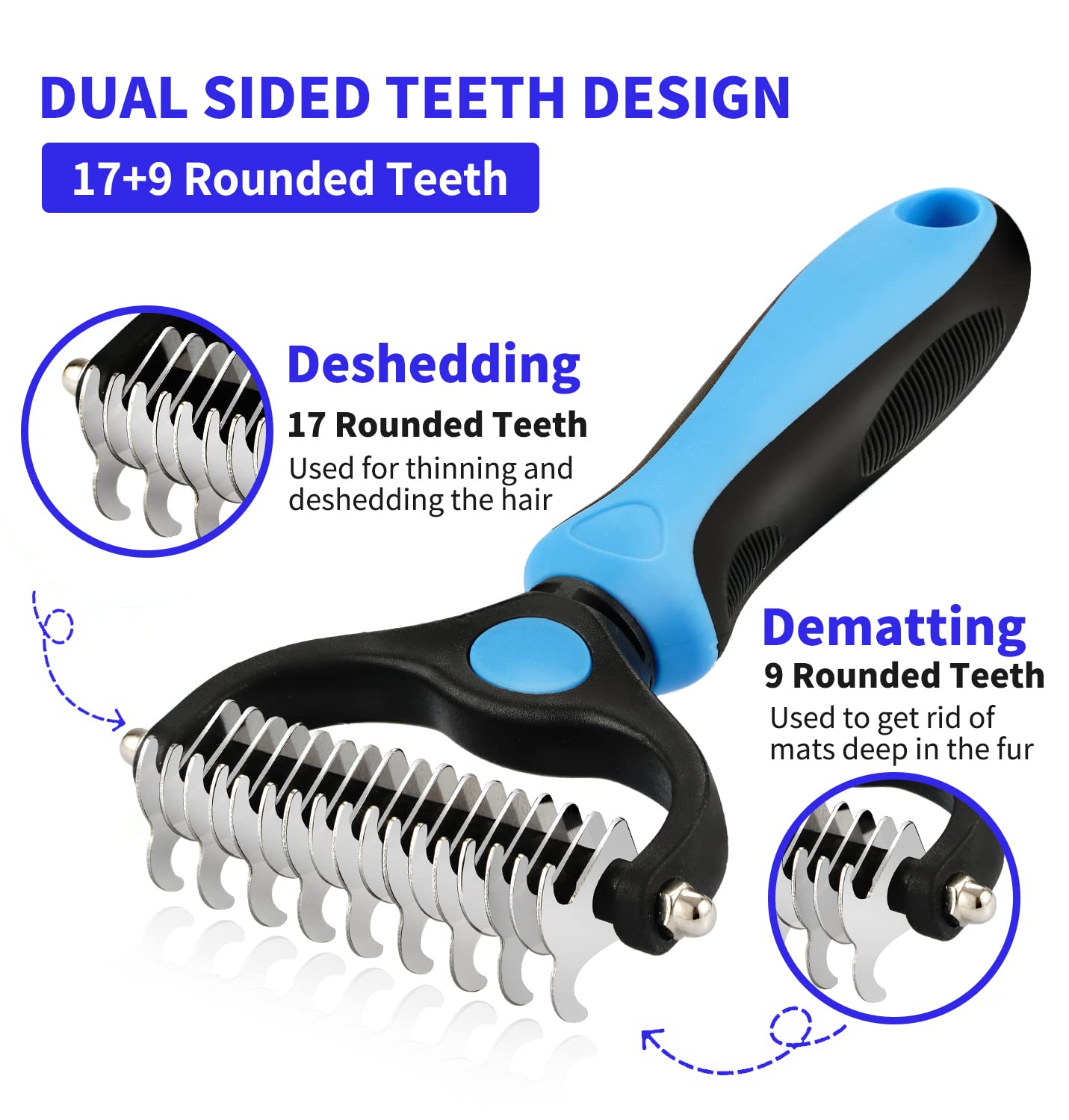 Tan.G Pet Deshedding Brush