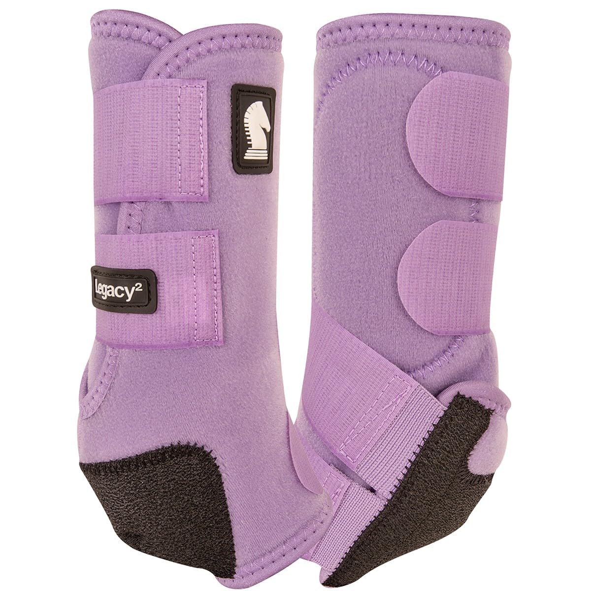 Classic Equine Legacy2 Support Boots, Front (Lavender, Large)