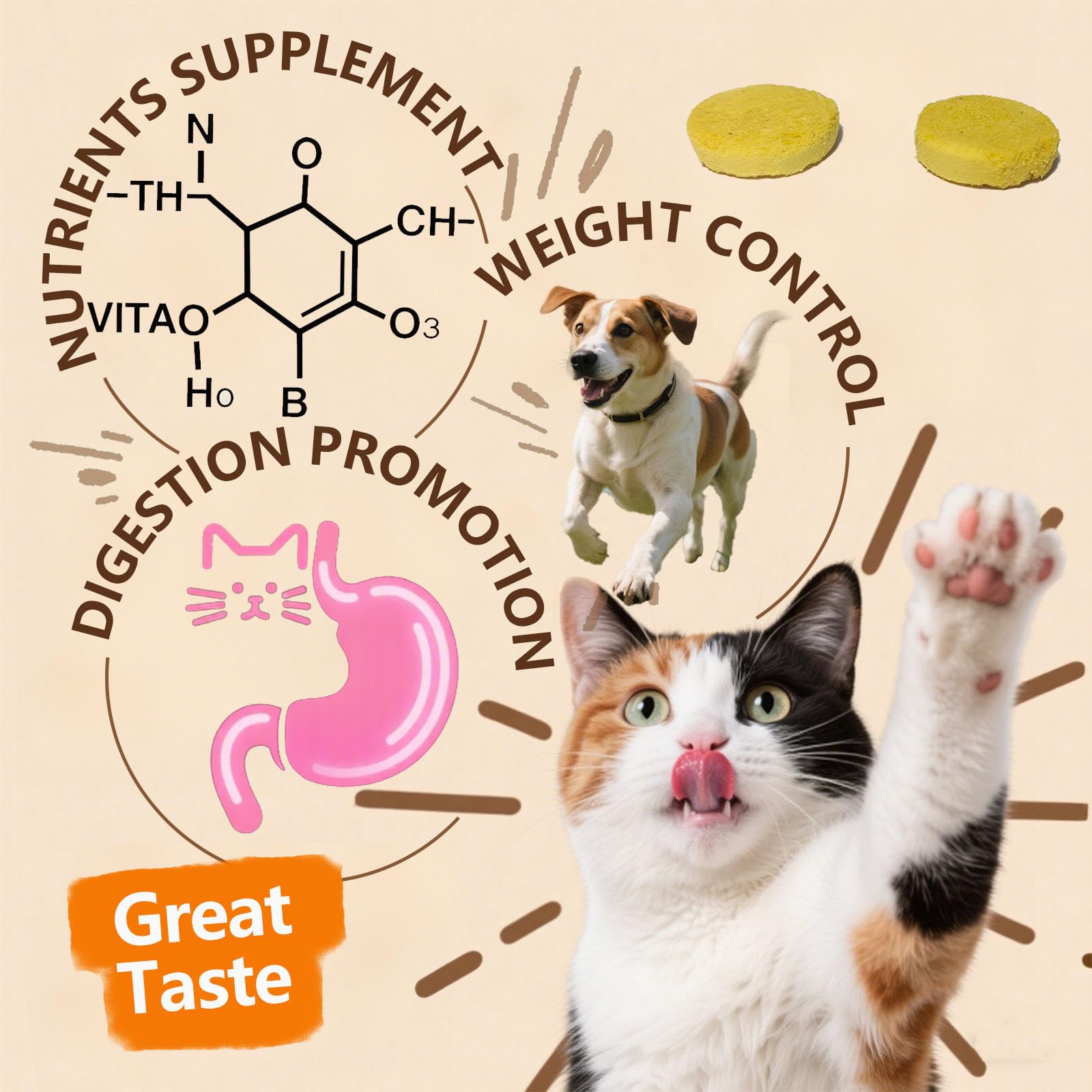 JADINGSFARM Pumpkin for Dog, Freeze Dried Pumpkin with Chicken Dog Cat Treats, Limited Ingredient, Natural Treat for Digestion H