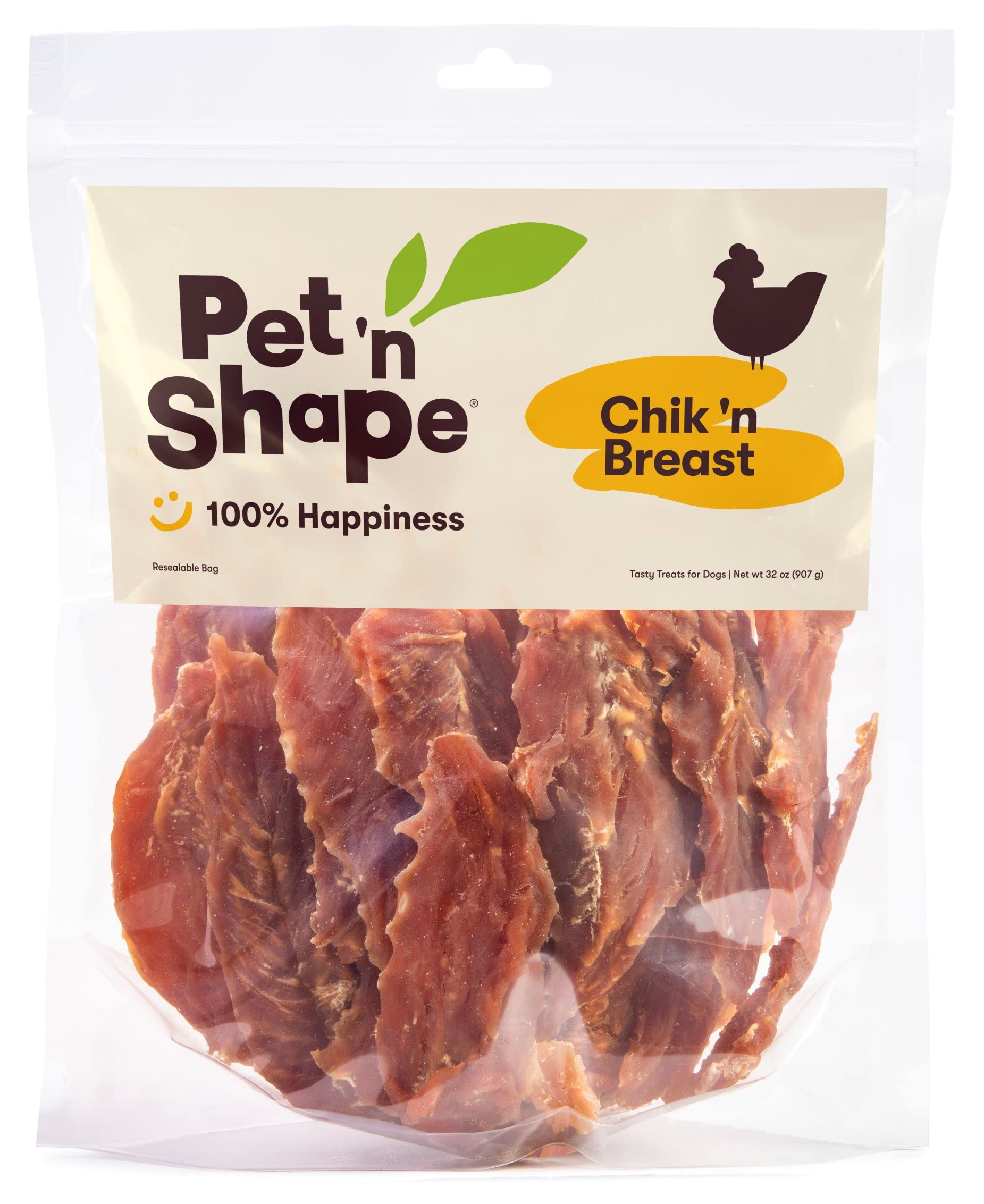 Pet n Shape Chik n Breast Jerky Dog Treats - 2 Pound