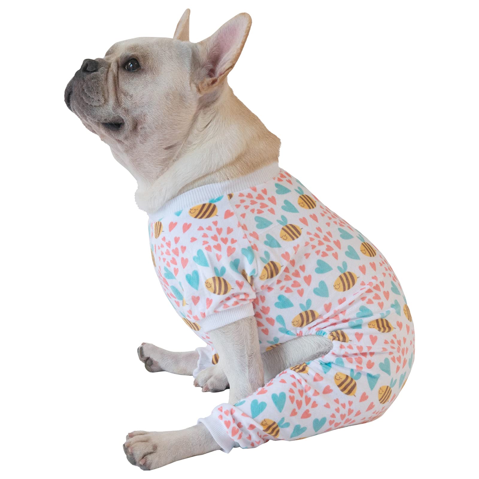 Cutebone Dog Pajamas Clothes P179M Medium