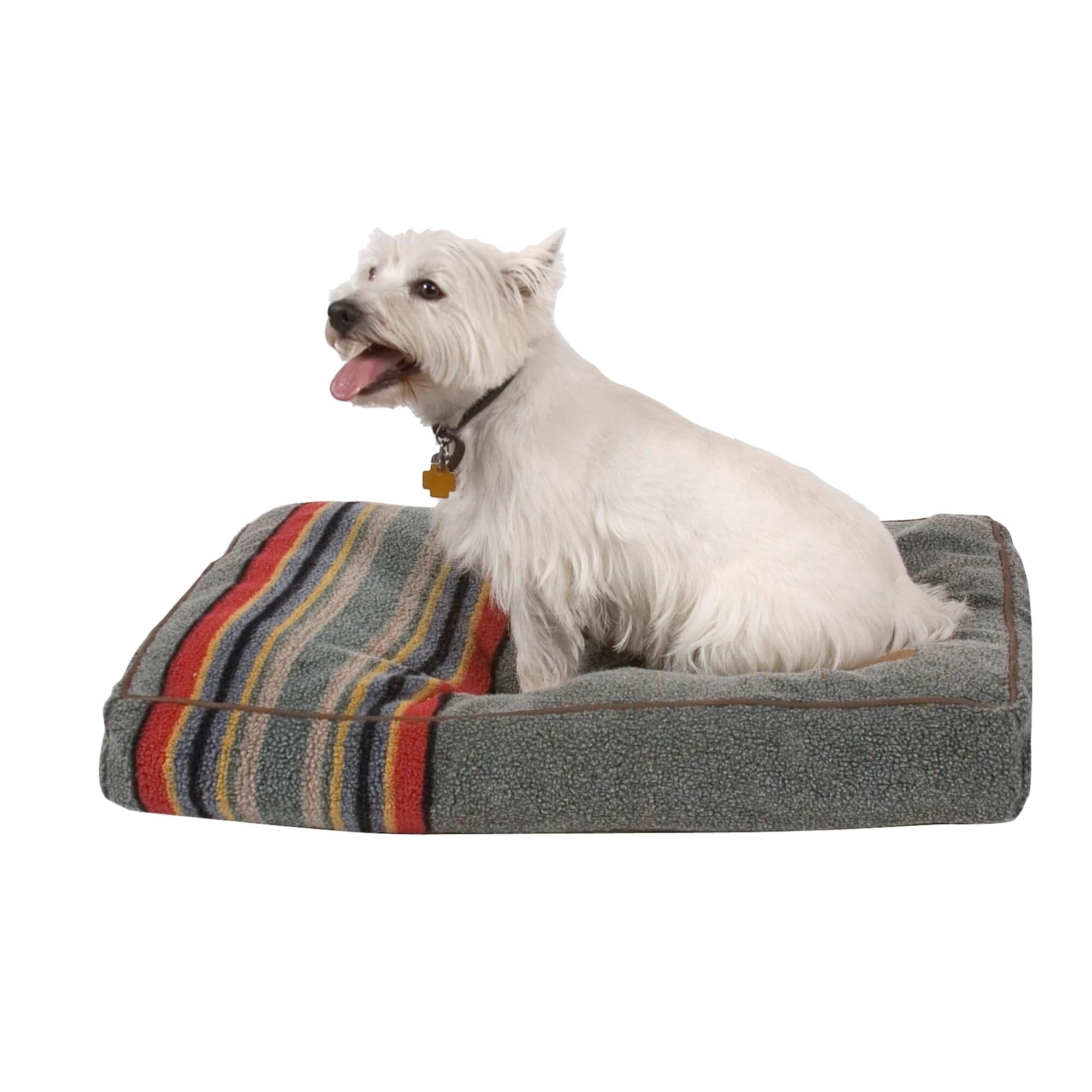 Pendleton Vintage Camp Napper Dog Bed - Heather Green, M
