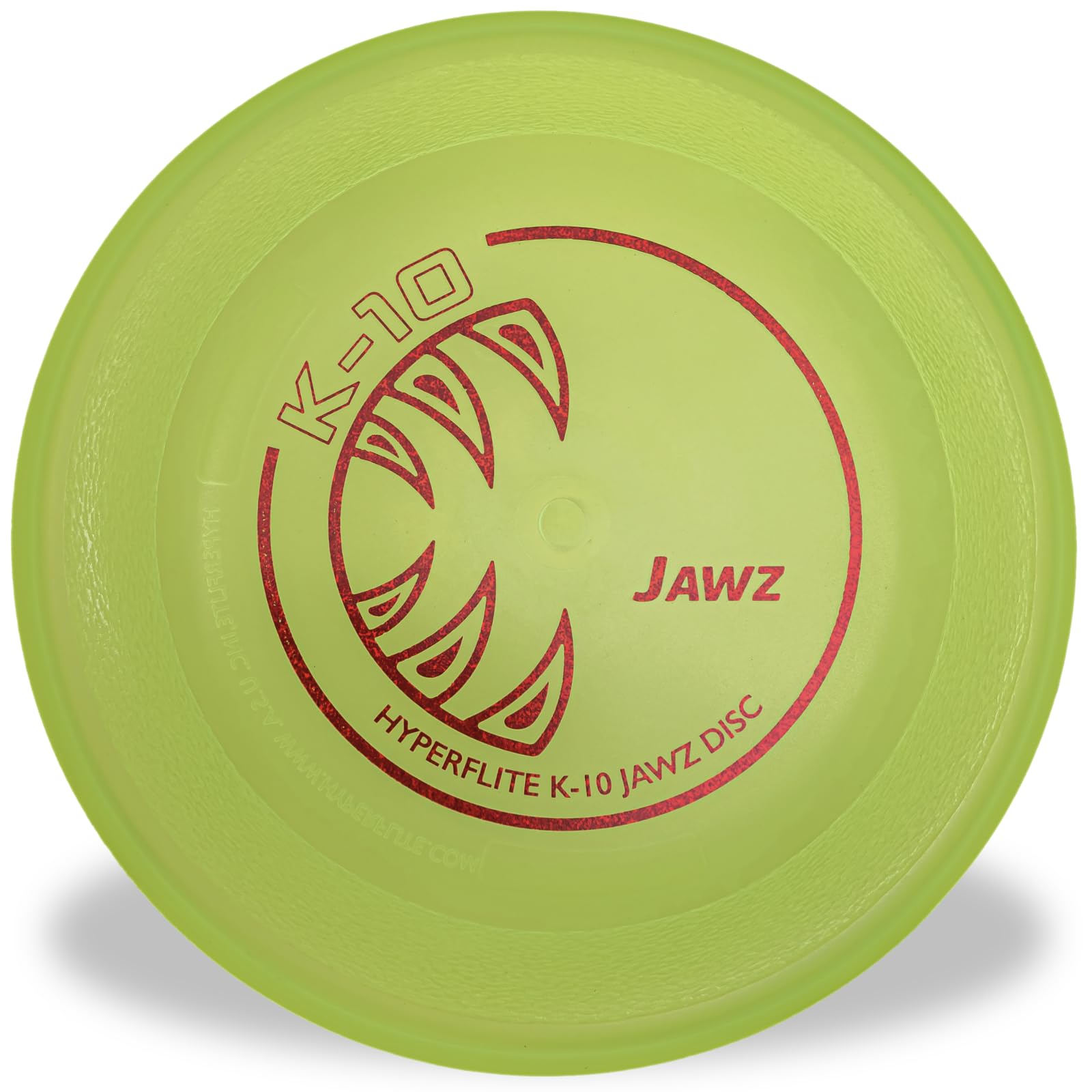 Hyperflite K-10 Jawz Dog Flying Disc  World'S Toughest Canine Competition-Approved Flying Disc  Best Competition Flying Disc Toy