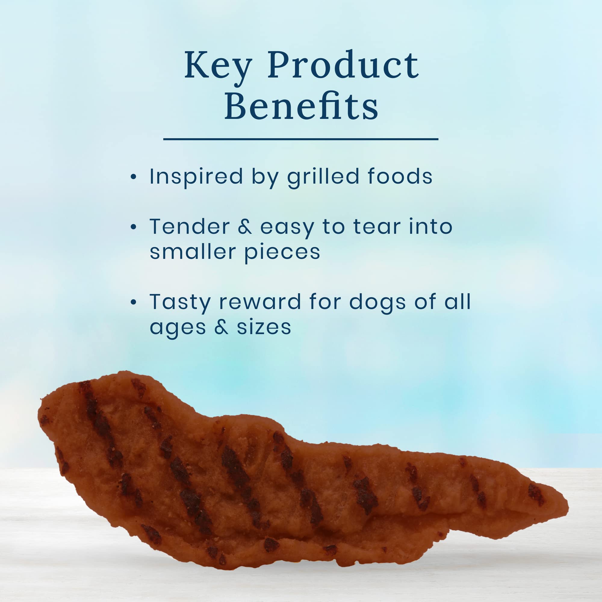 Blue Buffalo Nudges Grillers Natural Dog Treats, Made in the USA with Real Steak, 5-oz Bag