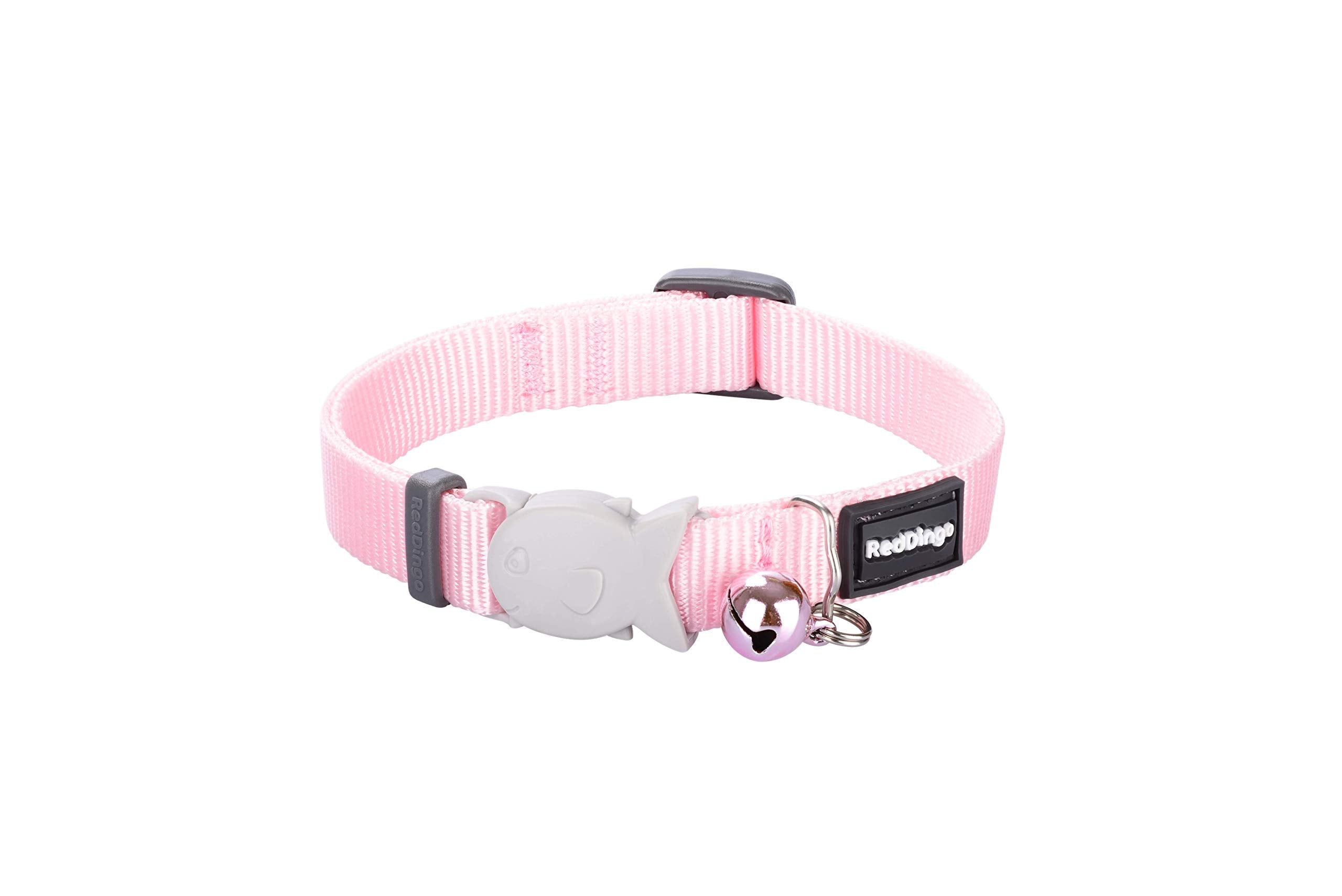 Red Dingo Classic Cat Collar, One Size Fits All, Pink