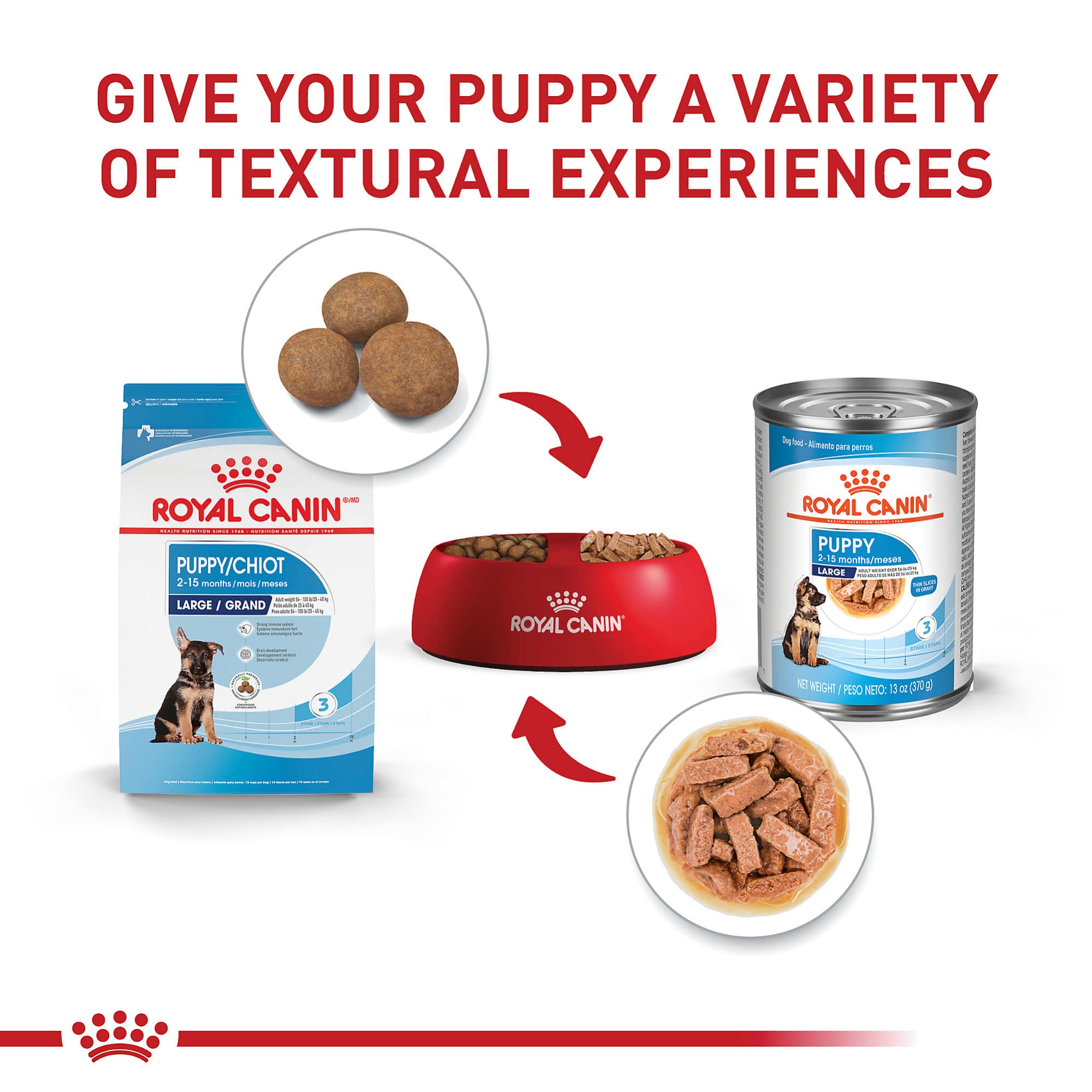 Royal Canin Size Health Nutrition Large Puppy Dry Dog Food, 17 lb bag
