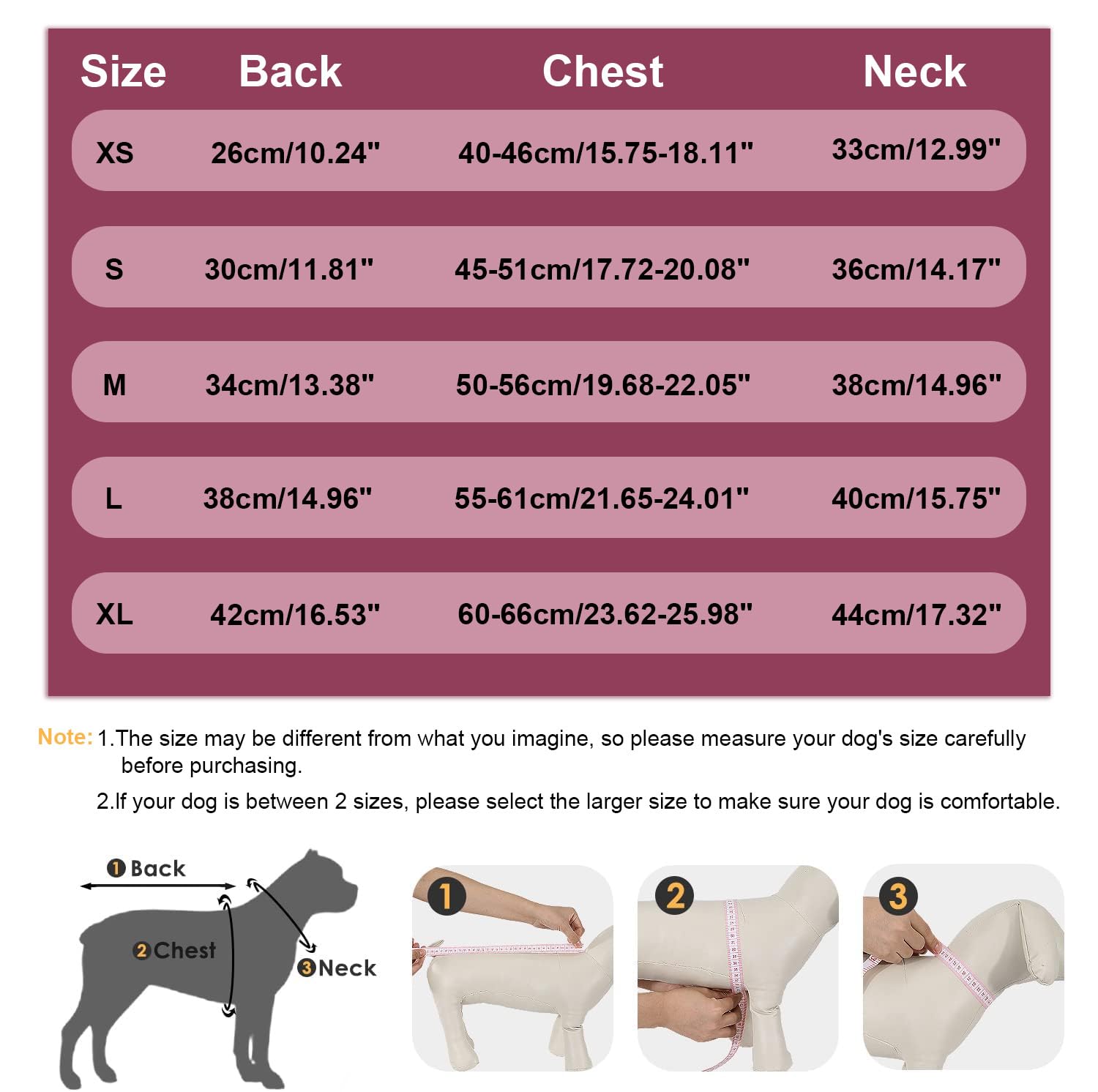 Aimydog Warm Dog Winter Coat, Fashion Sports Dog Cold Weather Jacket With Built-In Harness, Reflective & Adjustable Comfortable