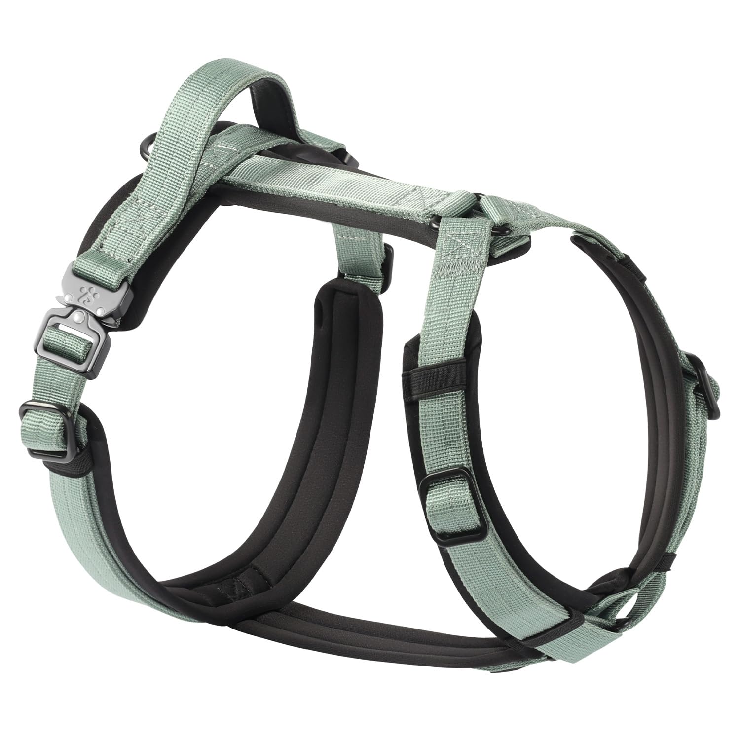 PawsPassion Dog Harness for Medium Dogs, No Pull Dog Harness Easy Walk with Metal Hardware, Ergonomic Y-Shaped Design, Soft Padd