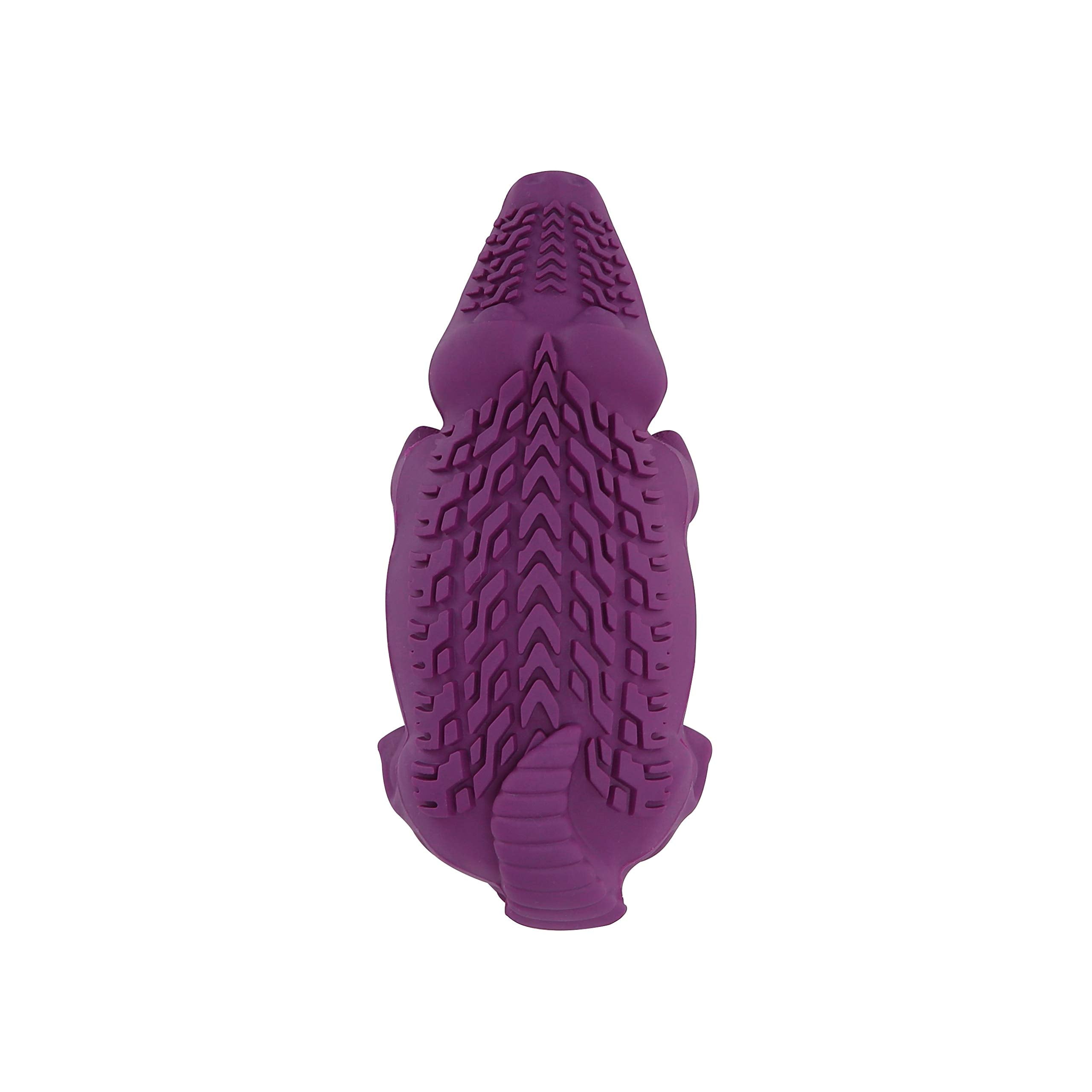Arm & Hammer For Pets Super Treadz Mini Gator Dental Chew Toy For Dogs | Best Dental Dog Chew Toy | Dog Dental Chew Toys Reduce Plaque & Tartar Buildup Without Brushing | For Dogs Up To 25 Lbs