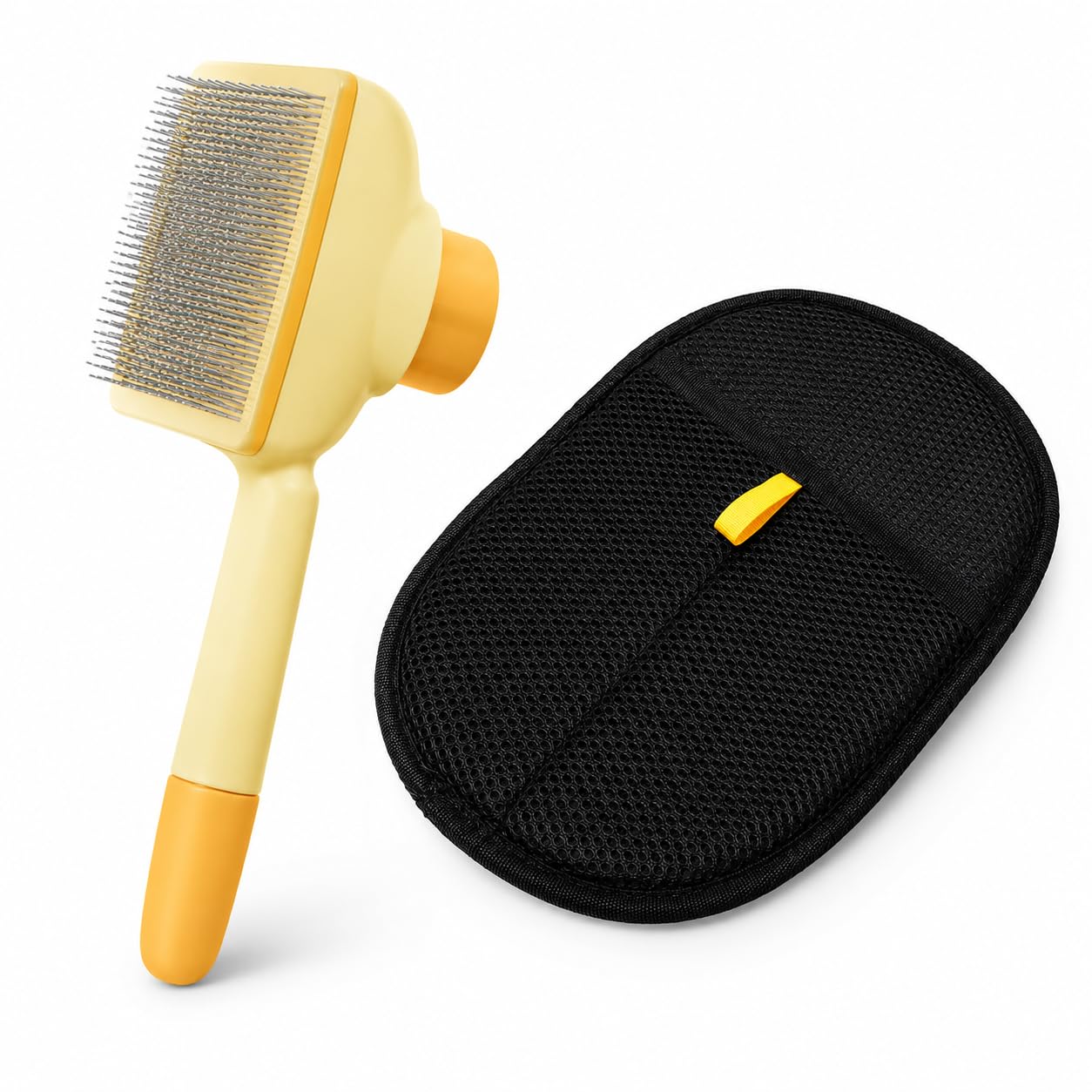 Satmarhz Pet Hair Removal Gloves And Grooming Comb Set, Reusable Pet Hair Remover Glove With Static Cleaning Design, Remover For