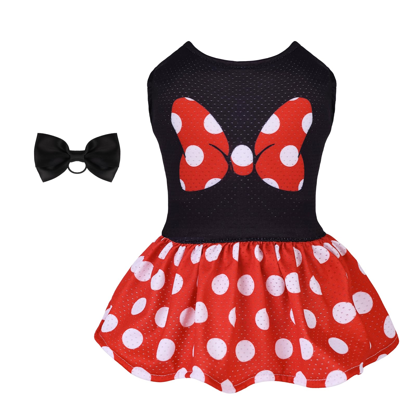 Cutebone Dog Mesh Dress Puppy Sundress Pet Outfit Summer Fashion For Small Dogs Girl Cat Clothes Bf33L-D