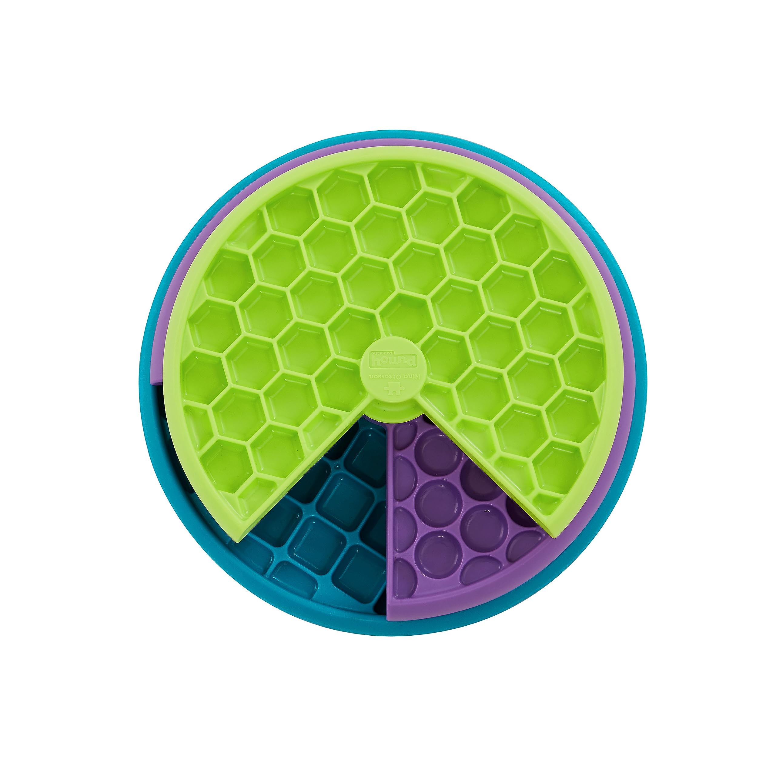 Nina Ottosson by Outward Hound Lickin Layers Interactive Dog Puzzle Game and Slow Feeder