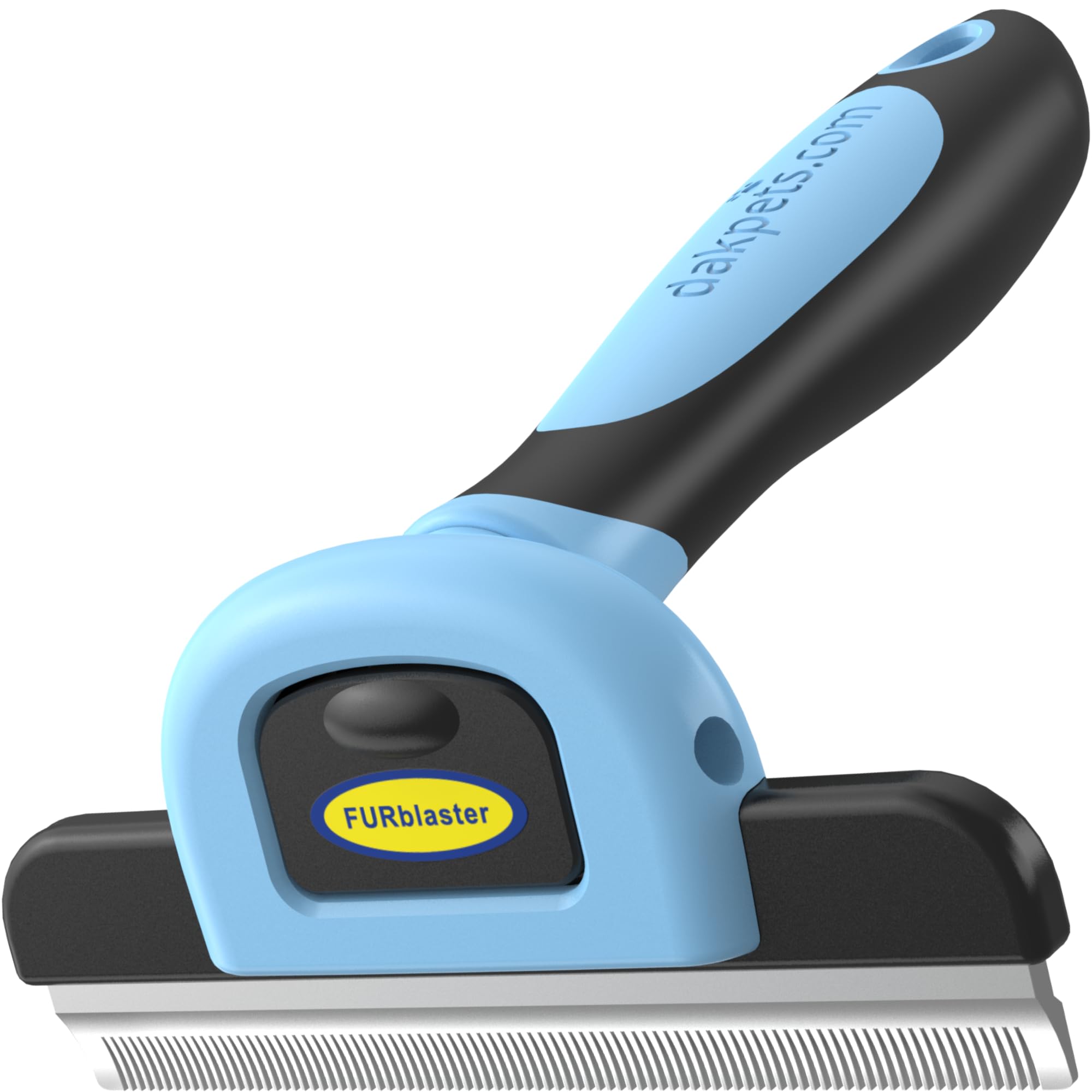 Dakpets Deshedding Tool | Stainless Steel Grooming Brush For Shedding Fur Removal - Cats And Dogs