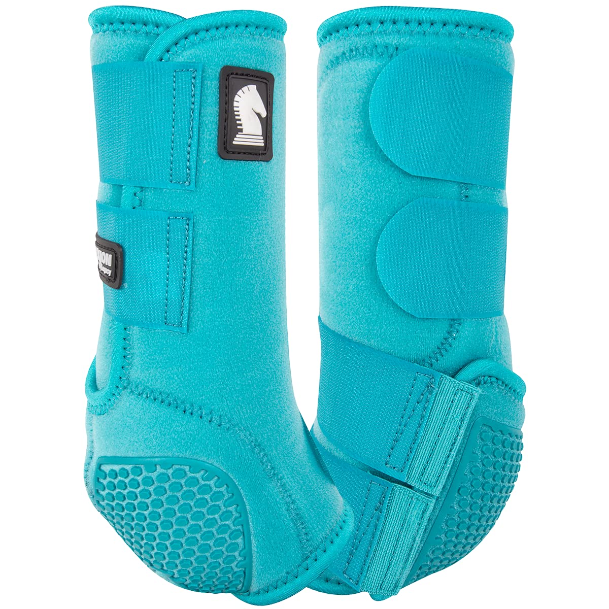 Classic Equine Flexion By Legacy2 Hind Support Boots, Aqua, Large