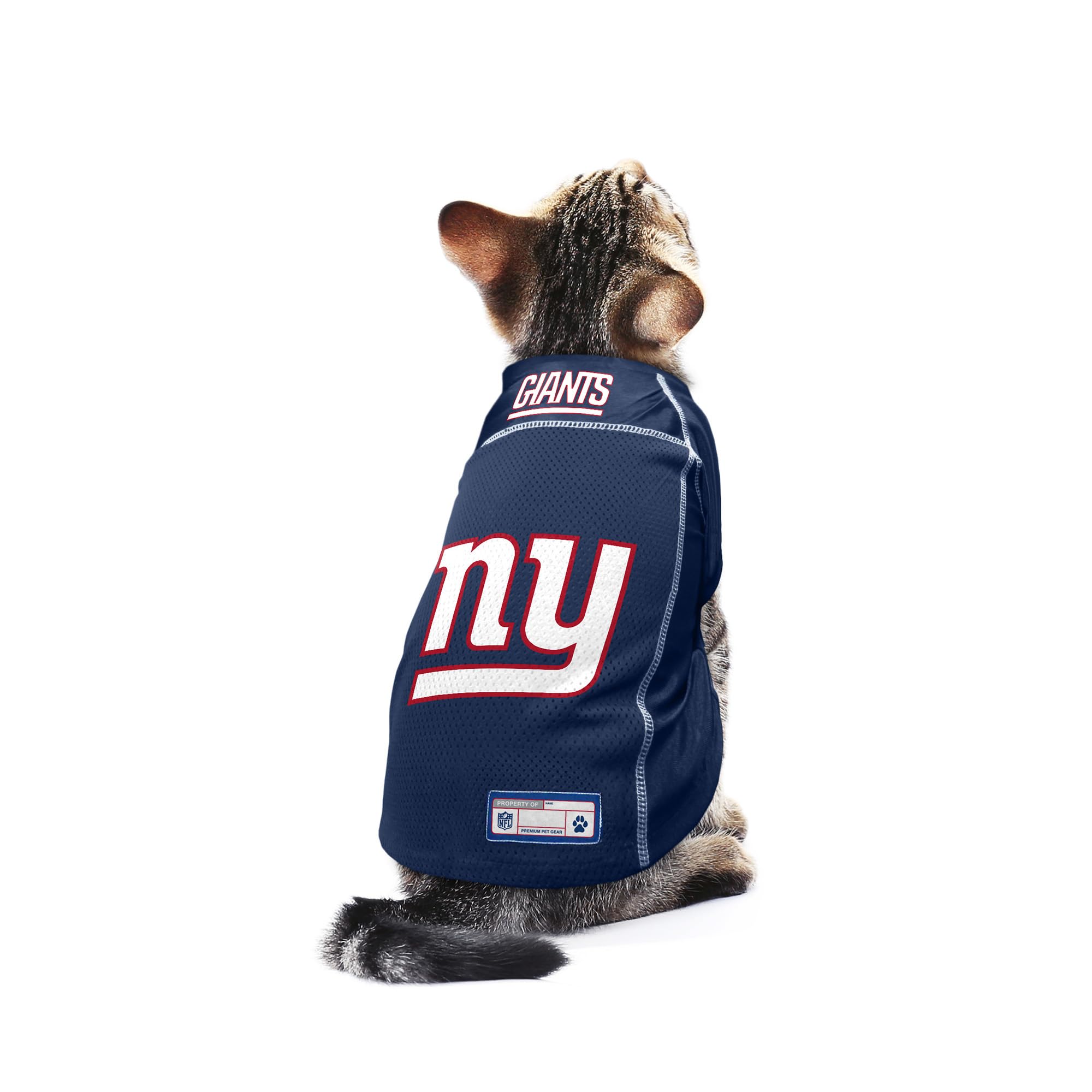 Littlearth Unisex-Adult Nfl New York Giants Basic Pet Jersey, Team Color, Large