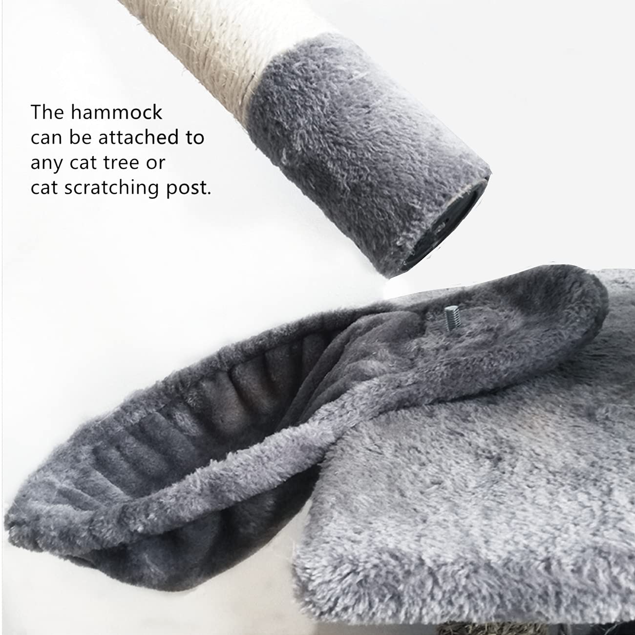 Shengocase 13' Green Nest Basket Lounger Hammock Bed Replacement For Cat Tree Tower, 5-Pack Hanging Toys, Cat Tree Accessories