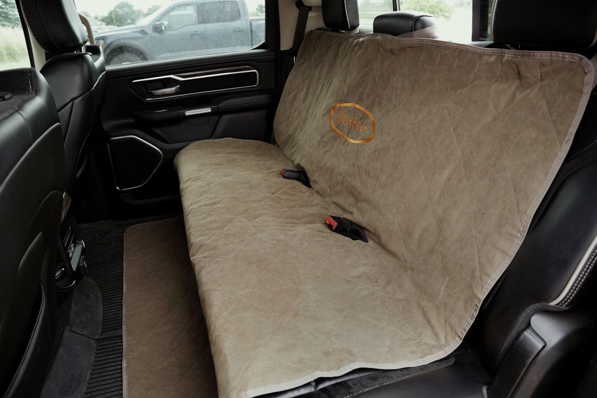 Mud River Two Barrel Seat Cover, XL, Black, Canvas, Model 18608