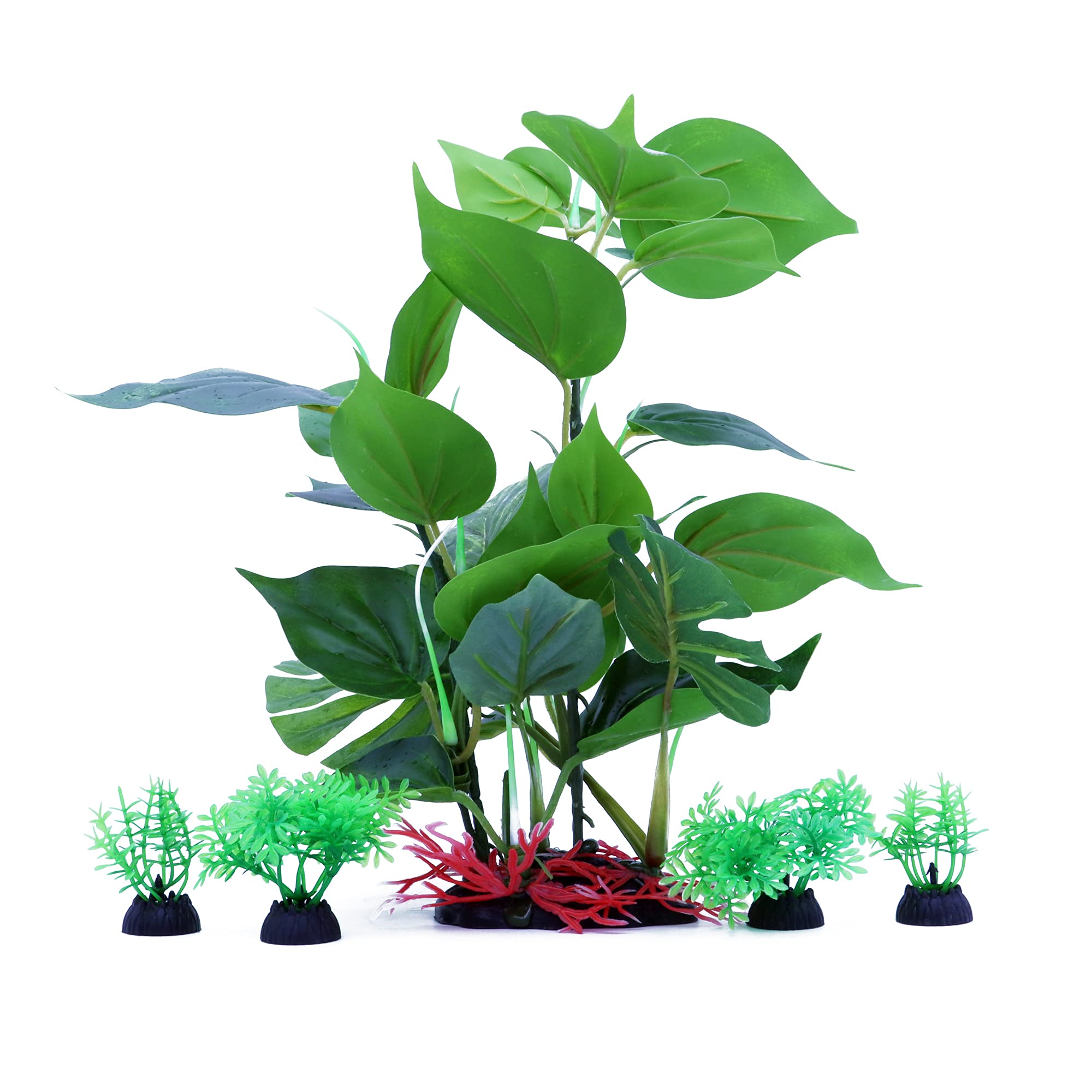 Alegi Aquarium 12 Inch Silk Plants For Betta Fish Tank, Underwater Aquatic Water Grass Decor