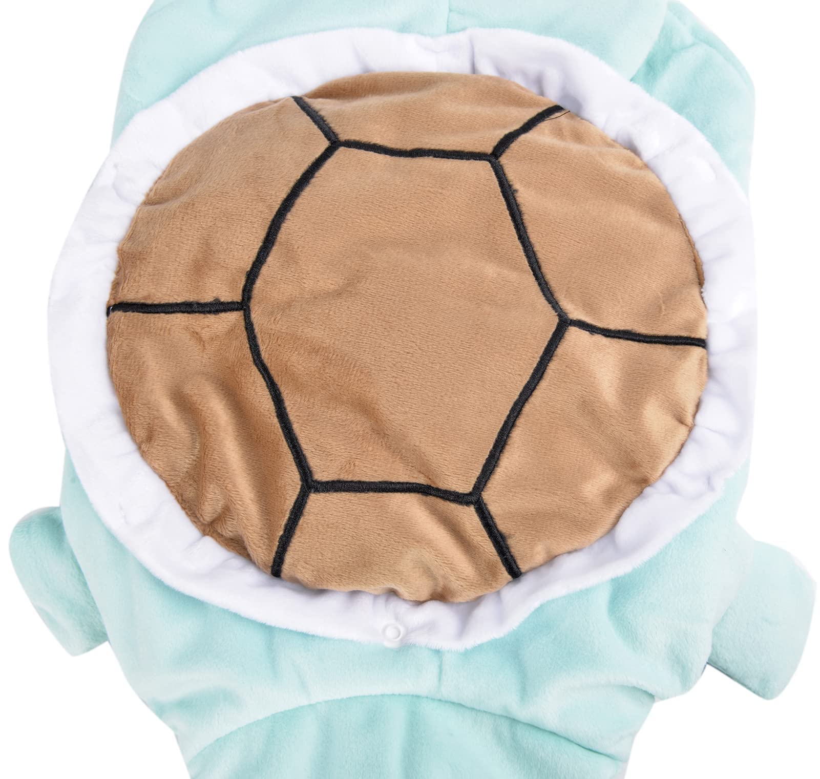 Dog Cat Halloween Costumes - Pet Turtle Cosplay Clothes, Adorable Flannel Tortoise Puppy Pajama Outfit, Soft Velvet Christmas Doggie Hoodies, Funny Fleece Sweater For Small Medium Large Dogs, Small
