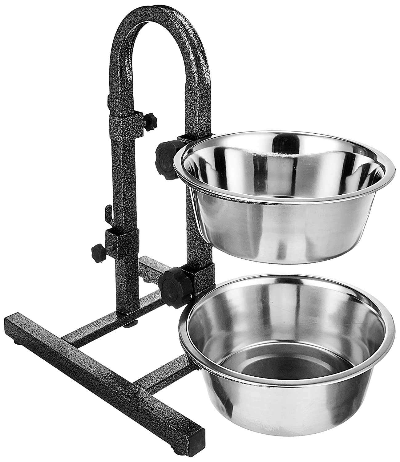 Pet Guard Stainless Steel Pet Bowl With Stand, Medium, 4000 Ml