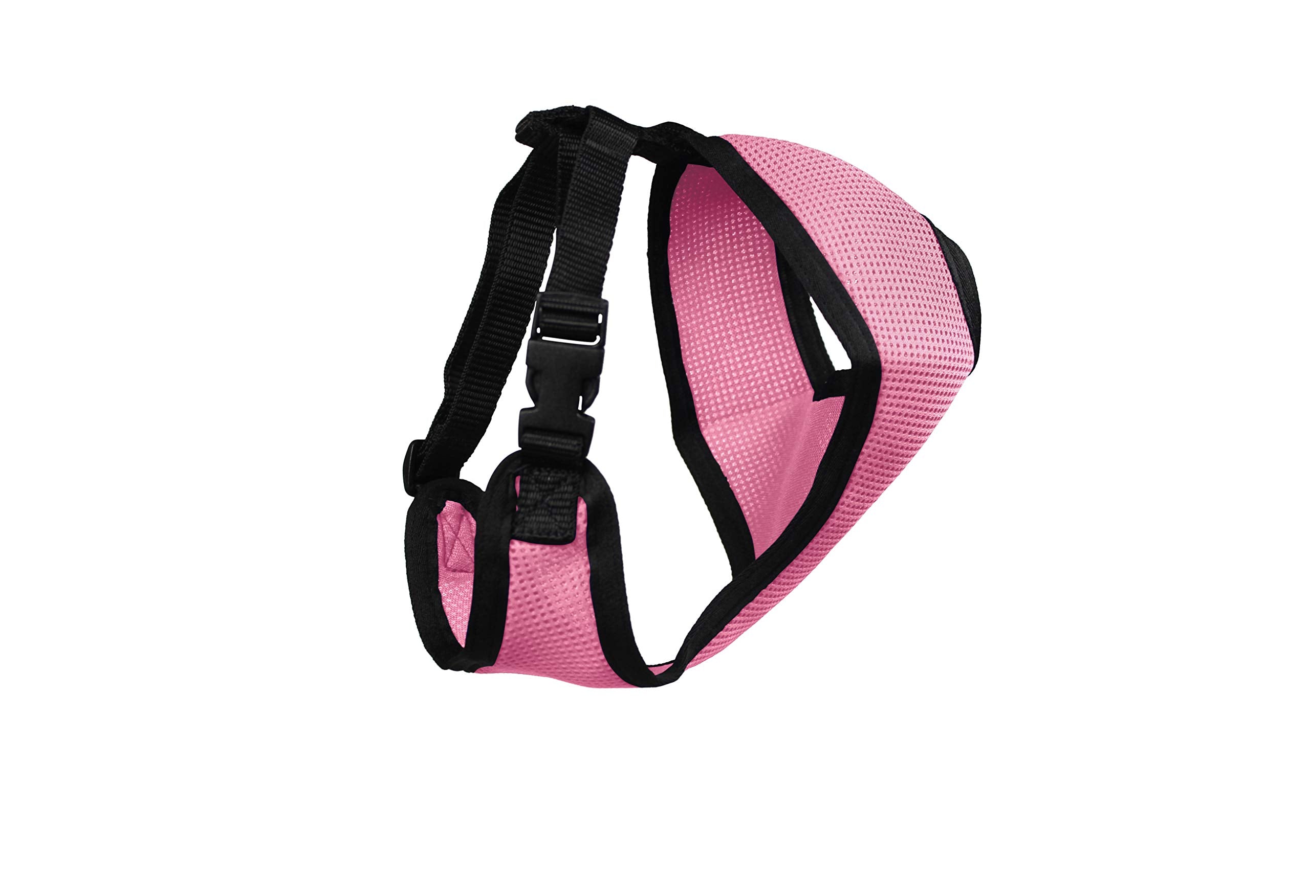 Cutenfuzzy Comfort Mesh Breathable Adjustable Dog Harness Vest With 6 Month Warranty, Pink, Large