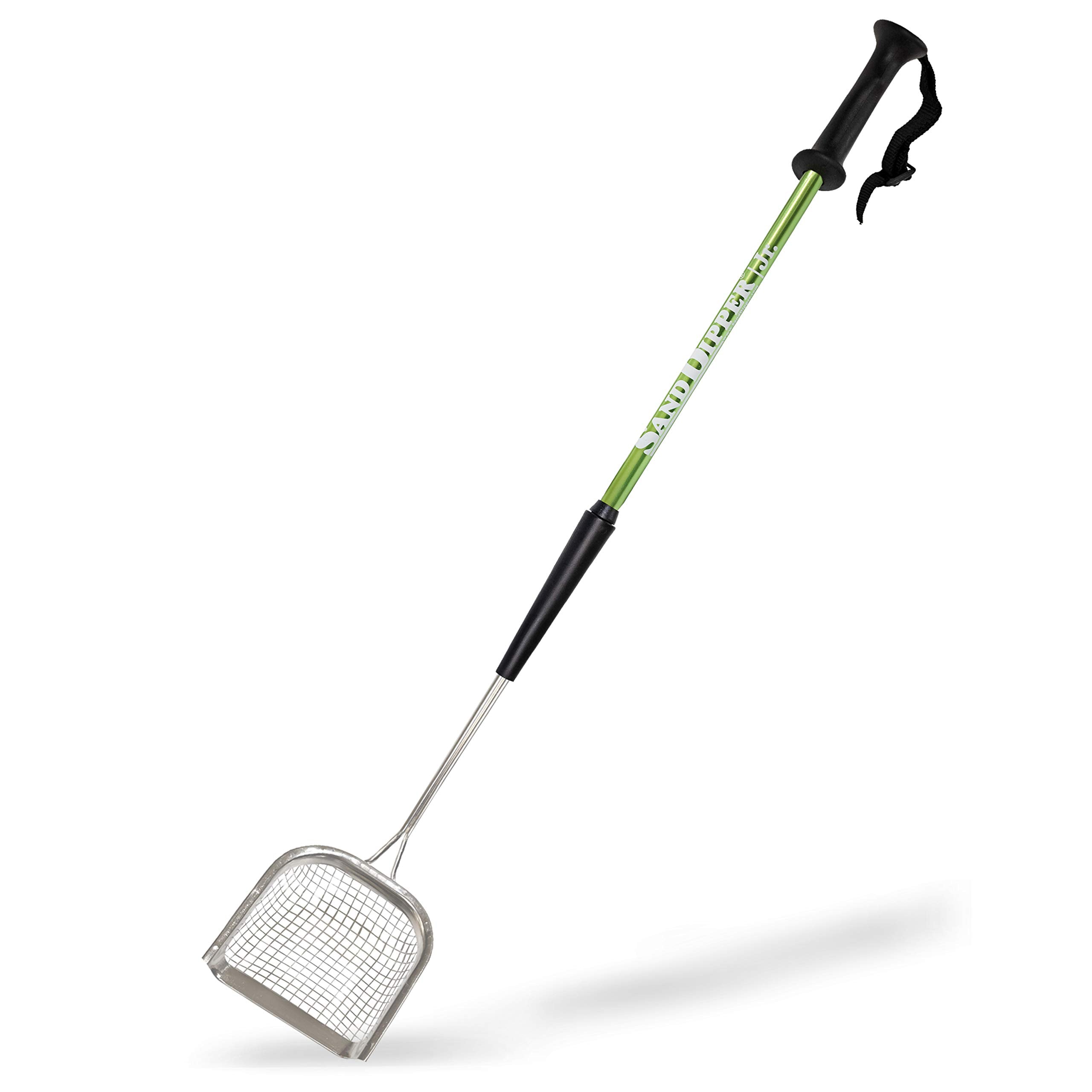 Sand Dipper Square Cat Scoop - Stainless Steel Long Handle Cat Litter Scoop, 27' Reach (Junior)
