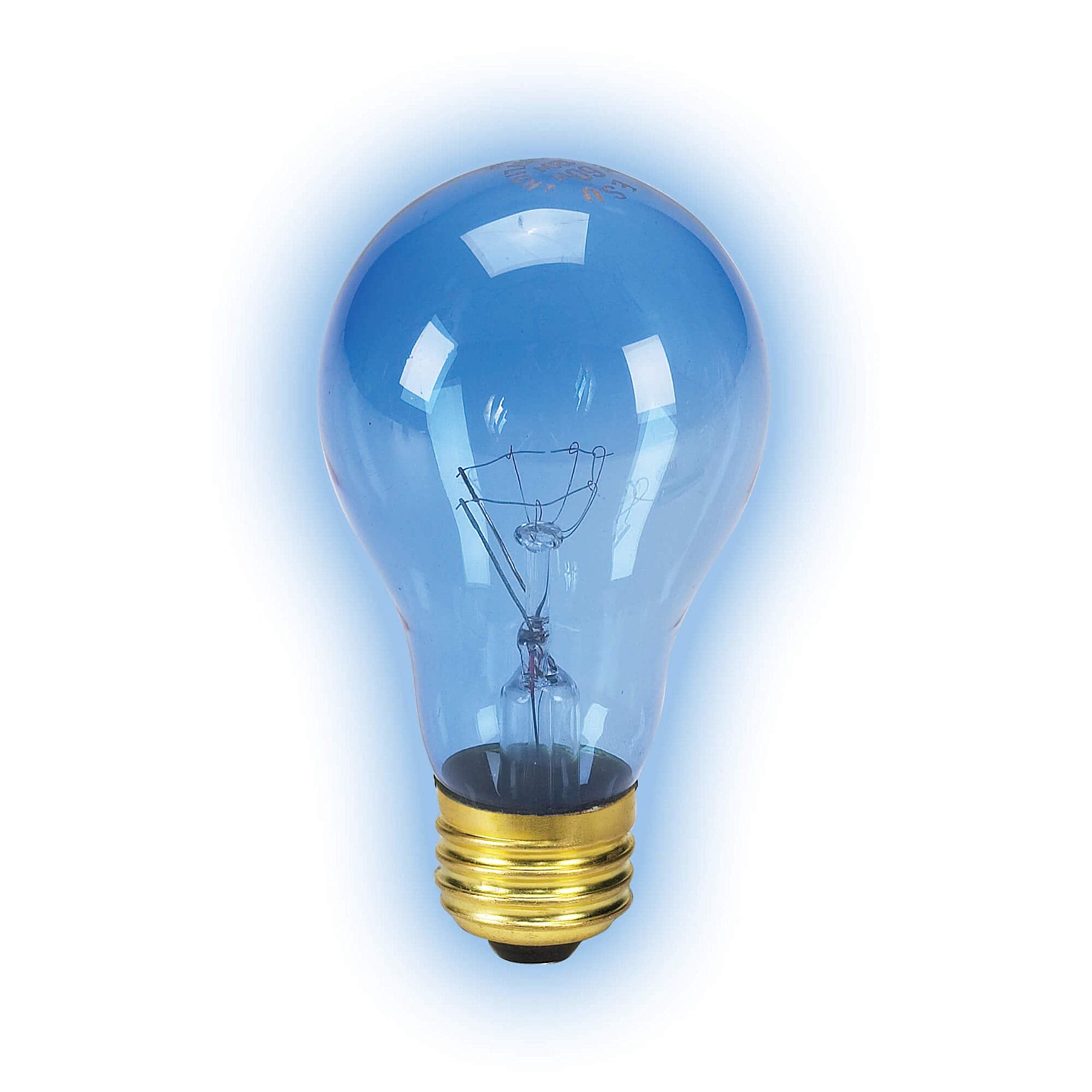 Zilla Reptile Terrarium Incandescent Heat Bulb, Day Blue, 150 Watts