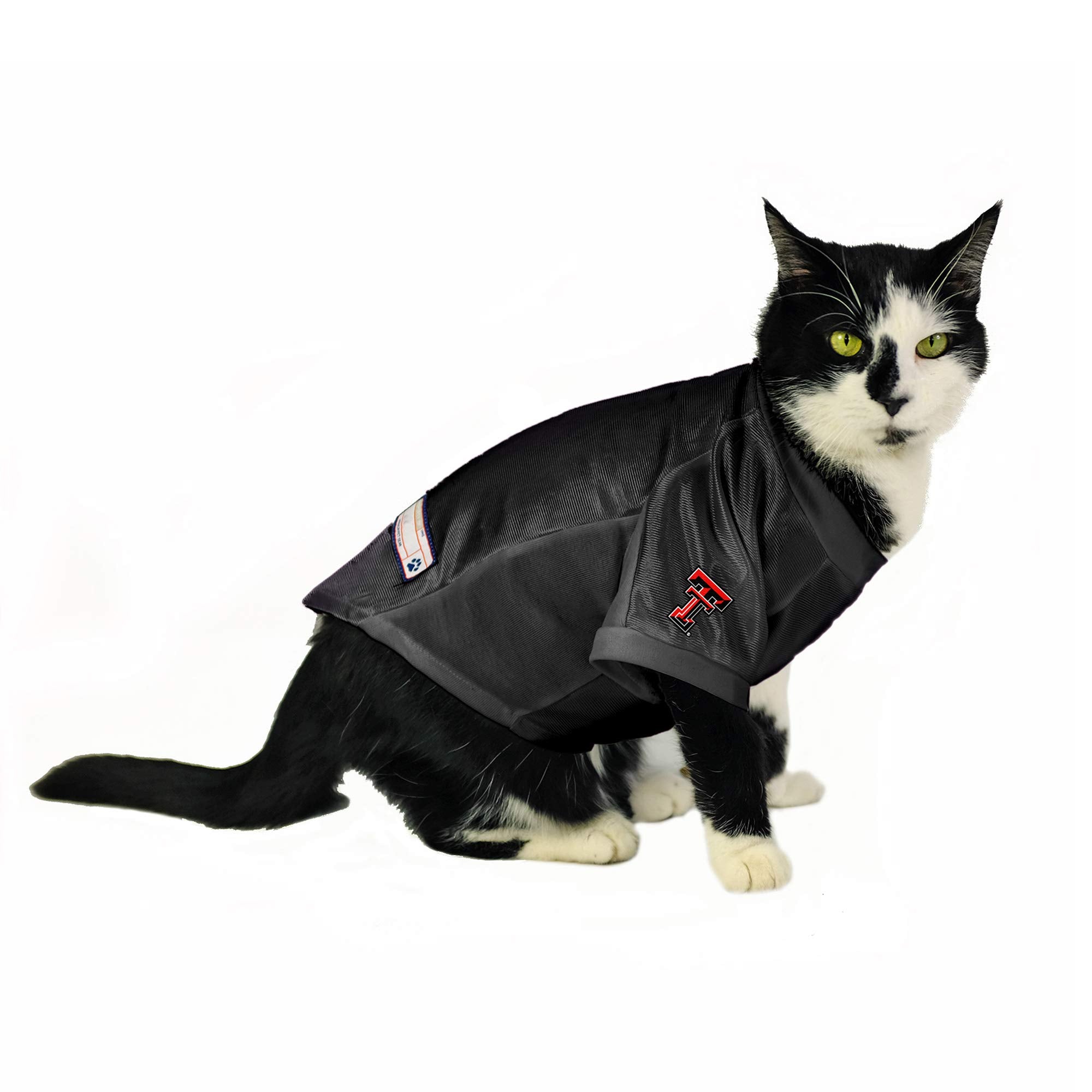 Texas Tech Red Raiders Pet Jersey Stretch Size L - Special Order