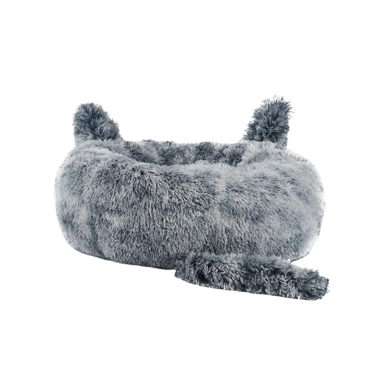 MERISHOPP Round Pet Blanket Dog Bed Soft Cats Warm House for Kitty Small Medium Dog Gradient Gray 70cm Dogs | Cats | Puppy | pet
