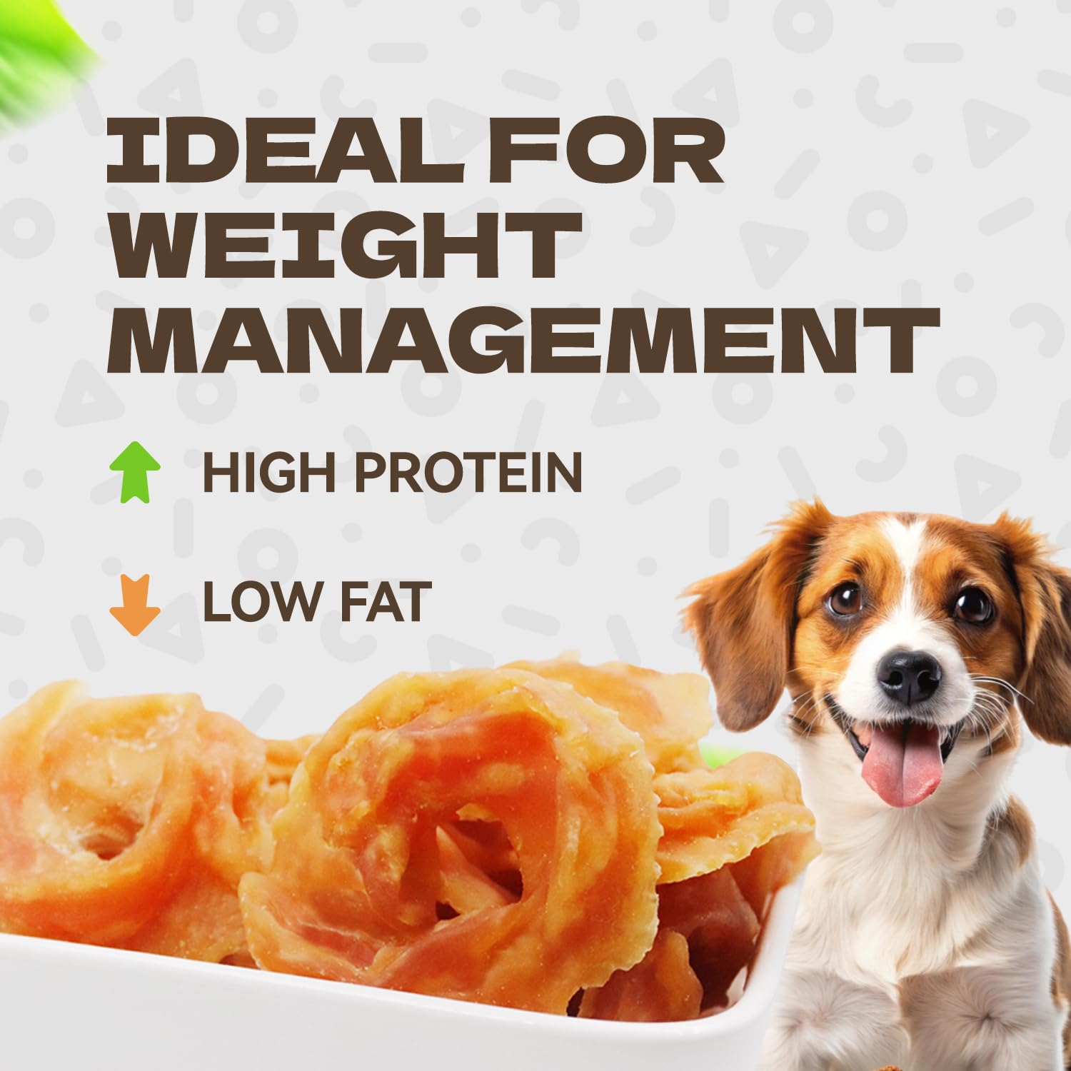 KUADELRO Chicken Rings Dog Treats, Natural Chicken Breast Jerky Rawhide-Free Soft Chews Healthy Dog Training Treats for Small Me
