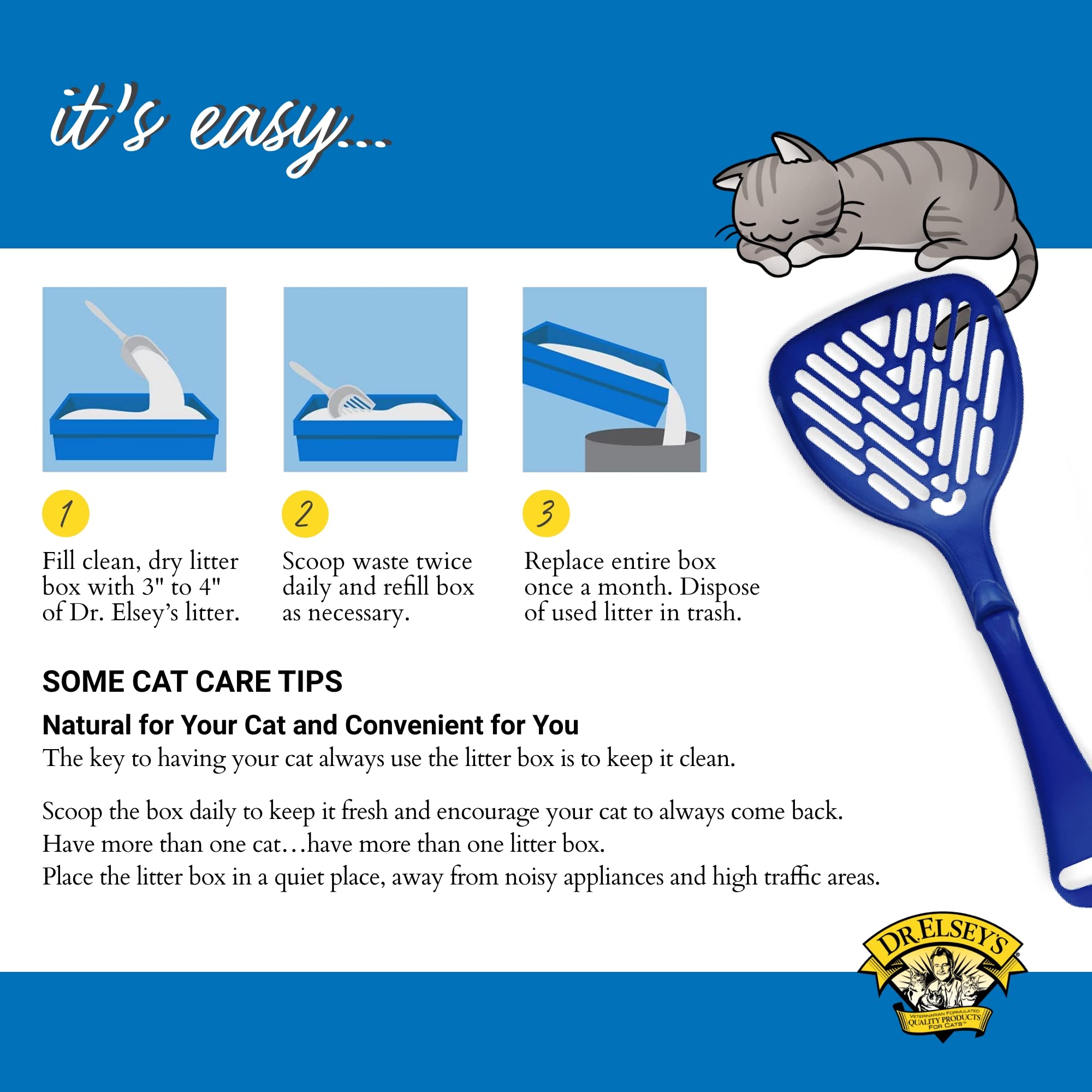 Dr. Elsey’S Premium Clumping Cat Litter - Ultra - 99.9% Dust-Free, Low Tracking, Hard Clumping, Superior Odor Control, Unscented & Natural Ingredients
