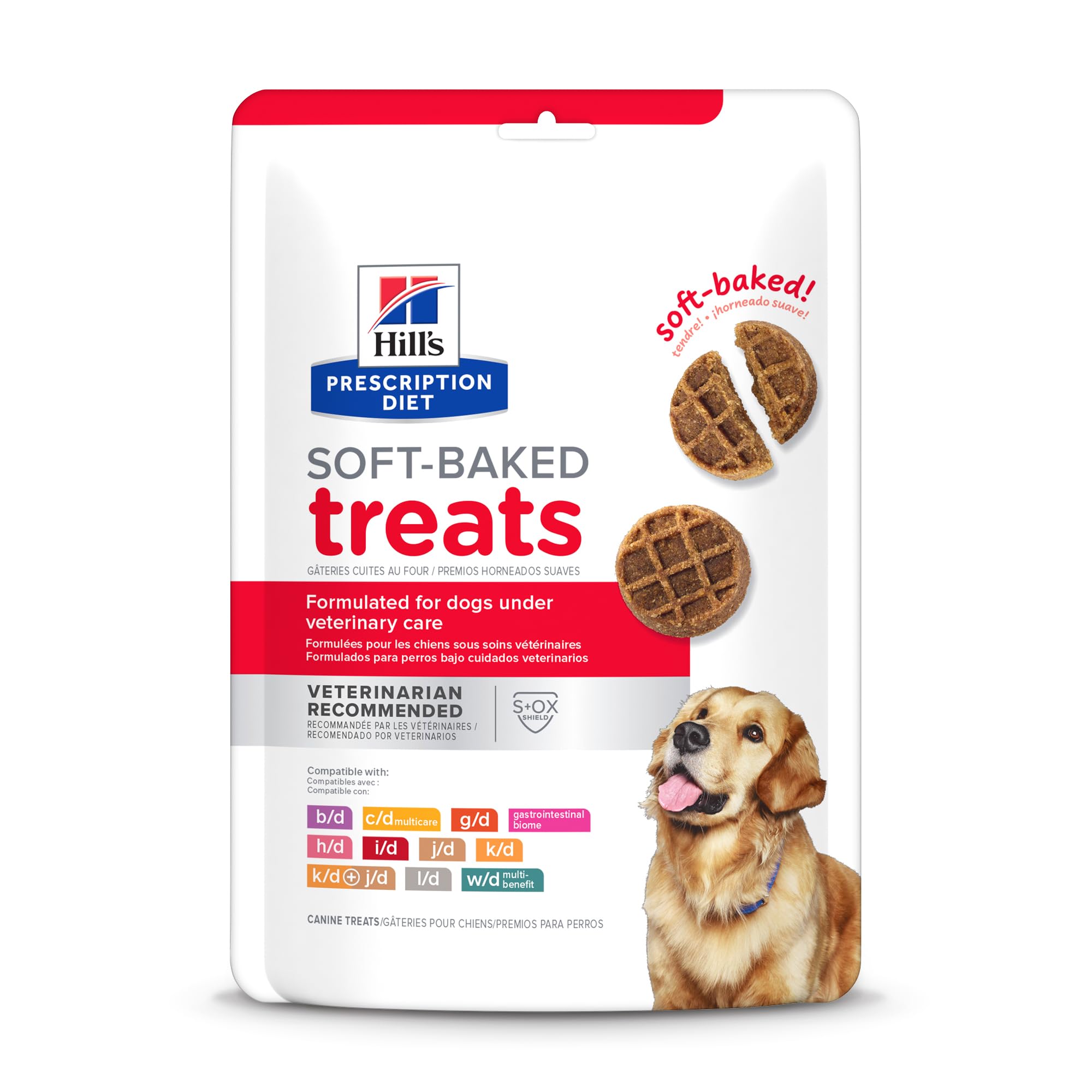 Hills Prescription Diet Soft Baked Dog Treats, Veterinary Diet, 12 oz. Bag