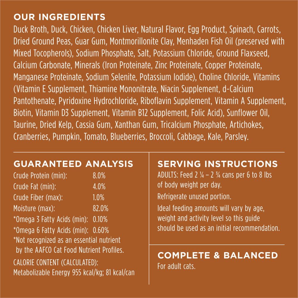 Instinct Flaked Duck Entr  e Wet Cat Food 3 oz. Can