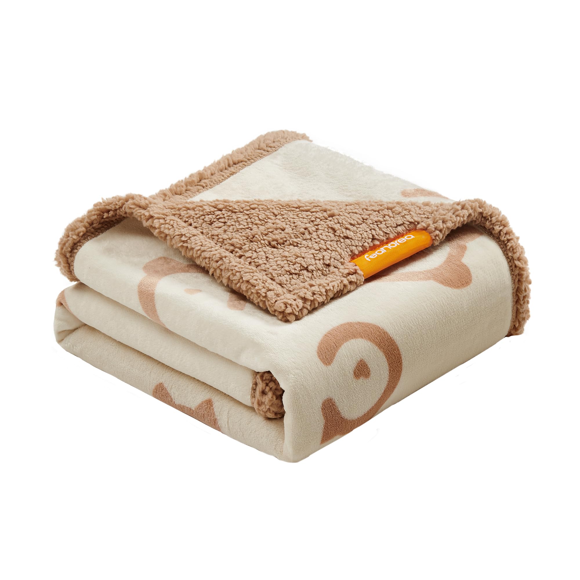 Feandrea Waterproof Dog Blanket, Sherpa Fleece, XXL, 127 x 101 cm
