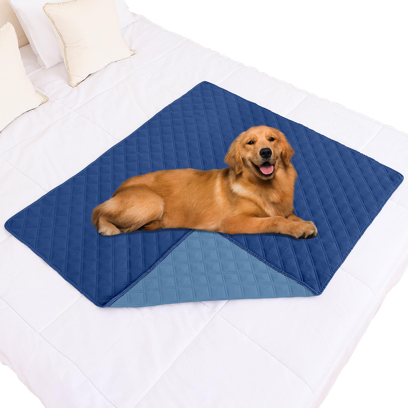 Smiry Waterproof Dog Blanket, Reversible Dog Bed Cover Pet Blanket, Soft Pet Couch Covers For Sofa Washable, Bed Couch Sofa Furn